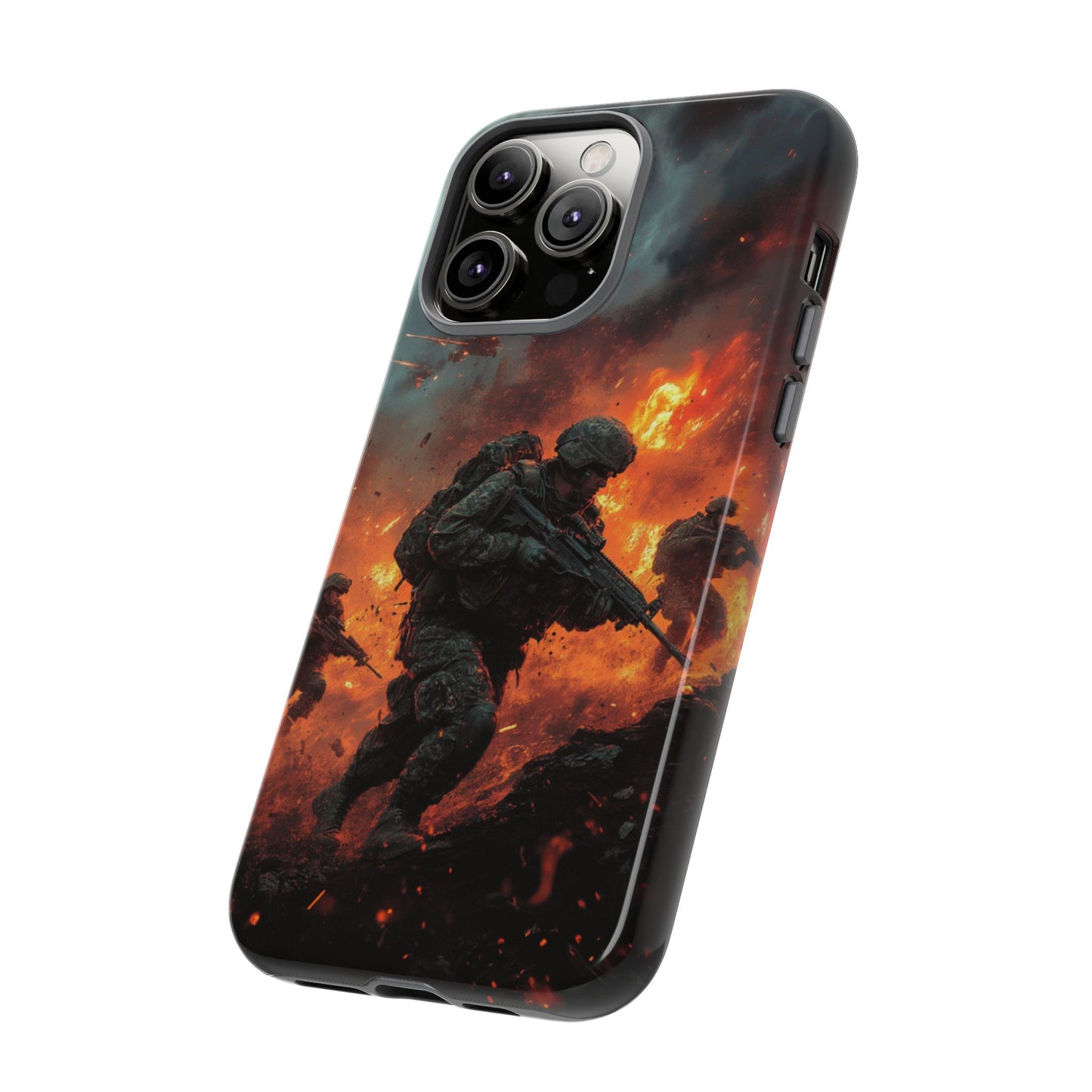 Epic Battlefield Soldier Phone Case - iPhone, Google Pixel, Samsung Galaxy