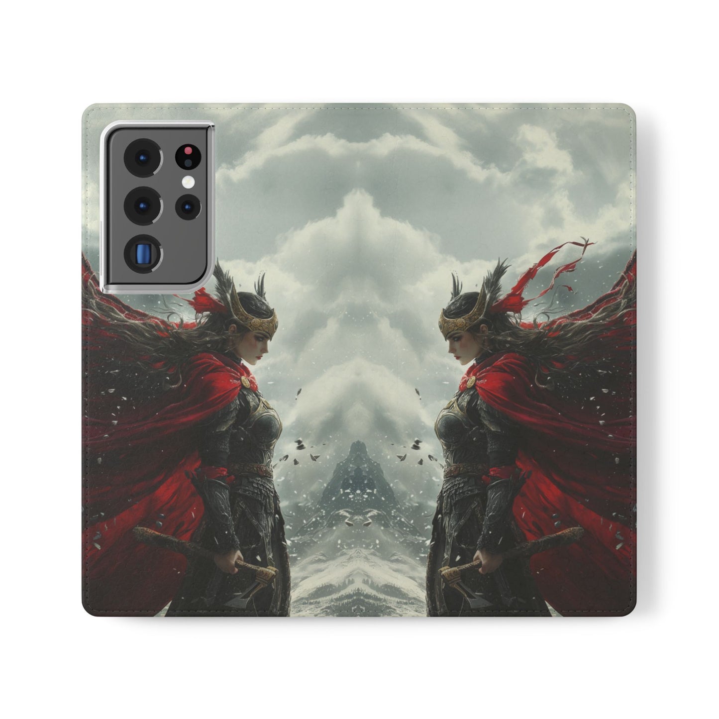 Freya Crimson Valkyrie - Wallet Flip Case