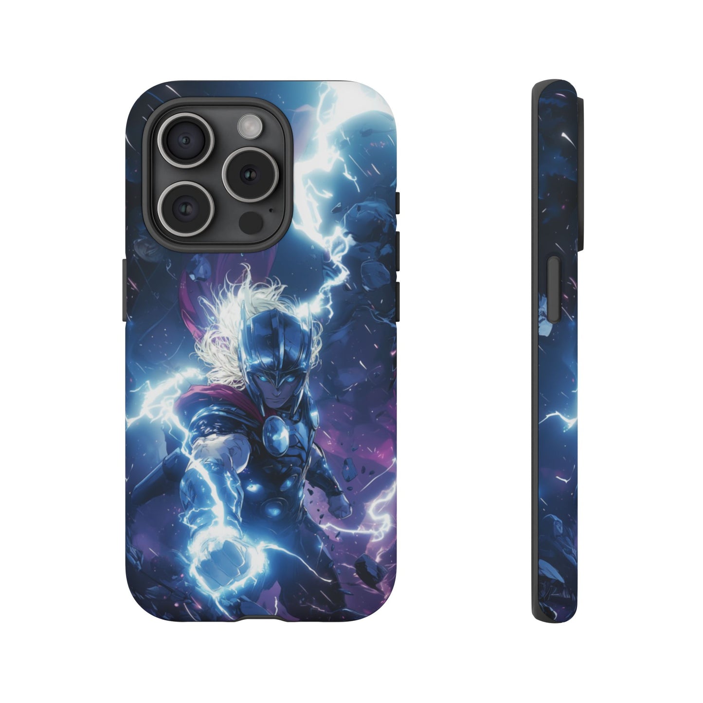 Lightning Fury: Thor Anime Action Phone Case - iPhone, Google Pixel, Samsung