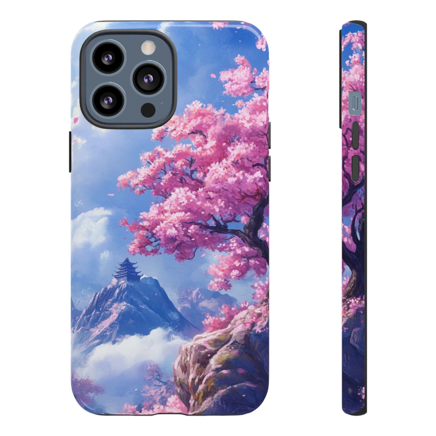 Sakura Sky Temple - Tough iPhone Case