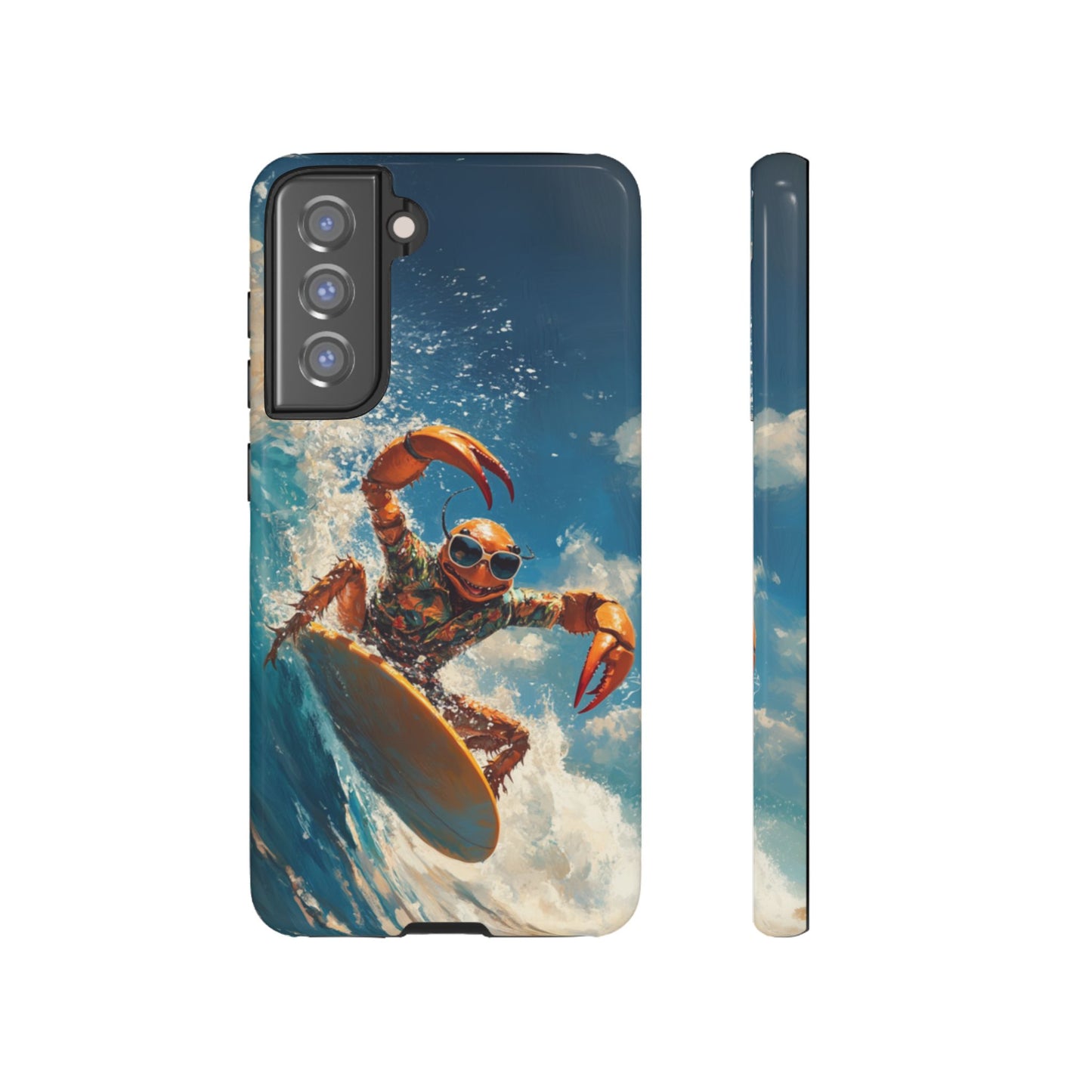 Surfing Crab - Tough Samsung Galaxy Case