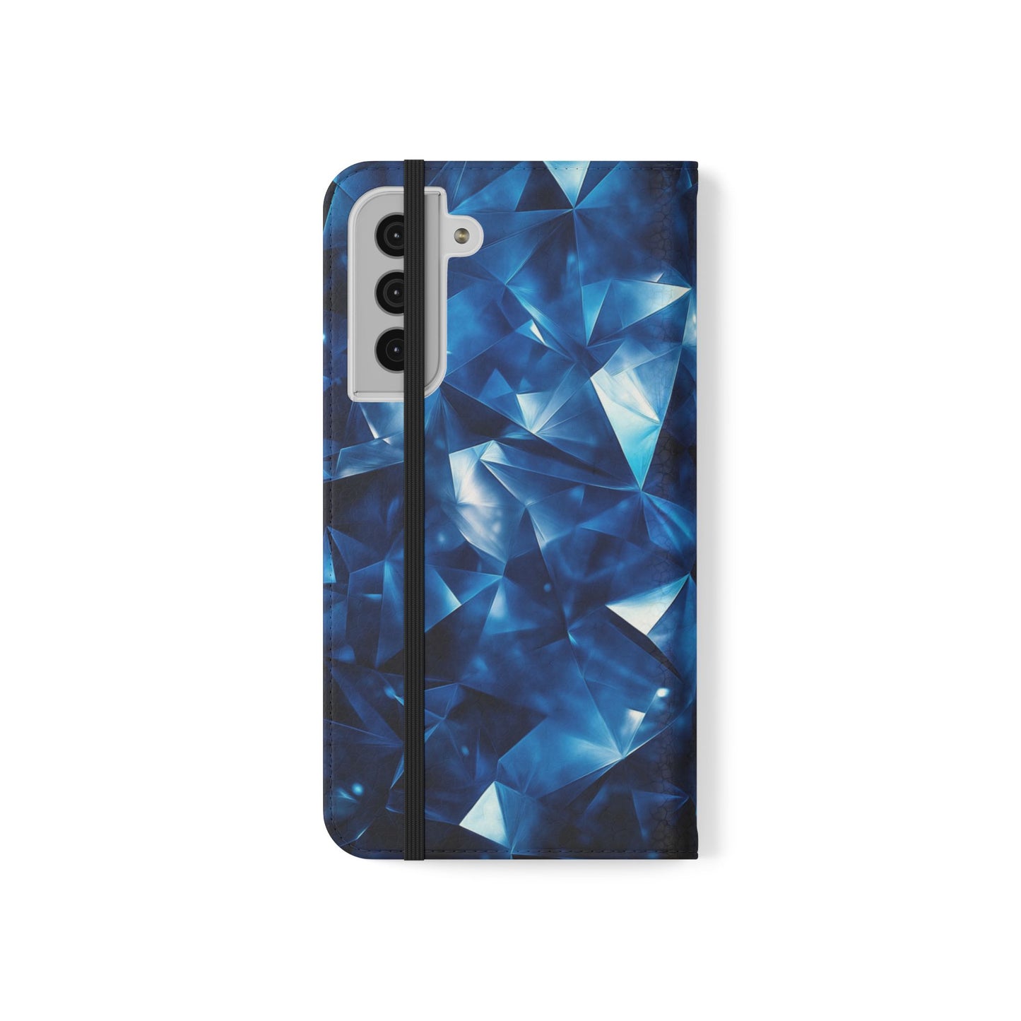 Sapphire Crystal Shards - Wallet Flip Case