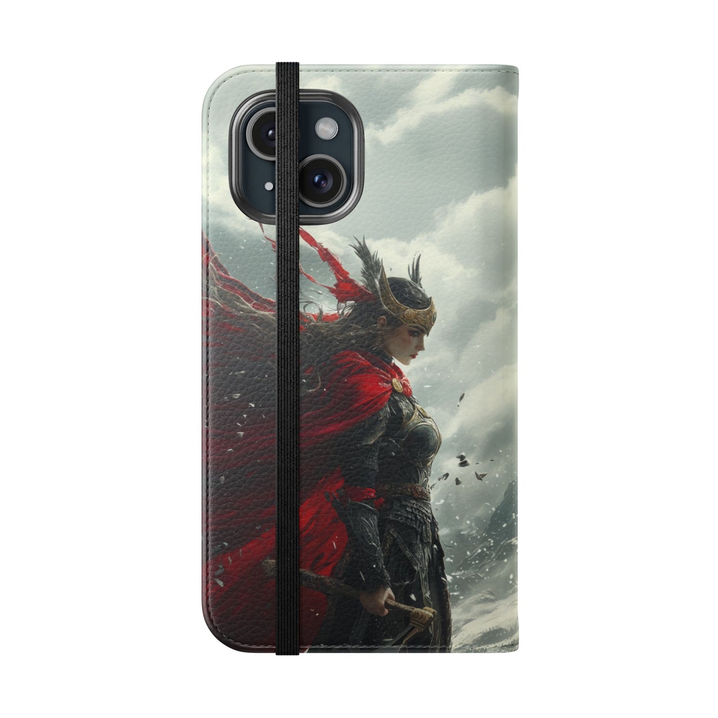 Freya Crimson Valkyrie - Wallet Flip Case