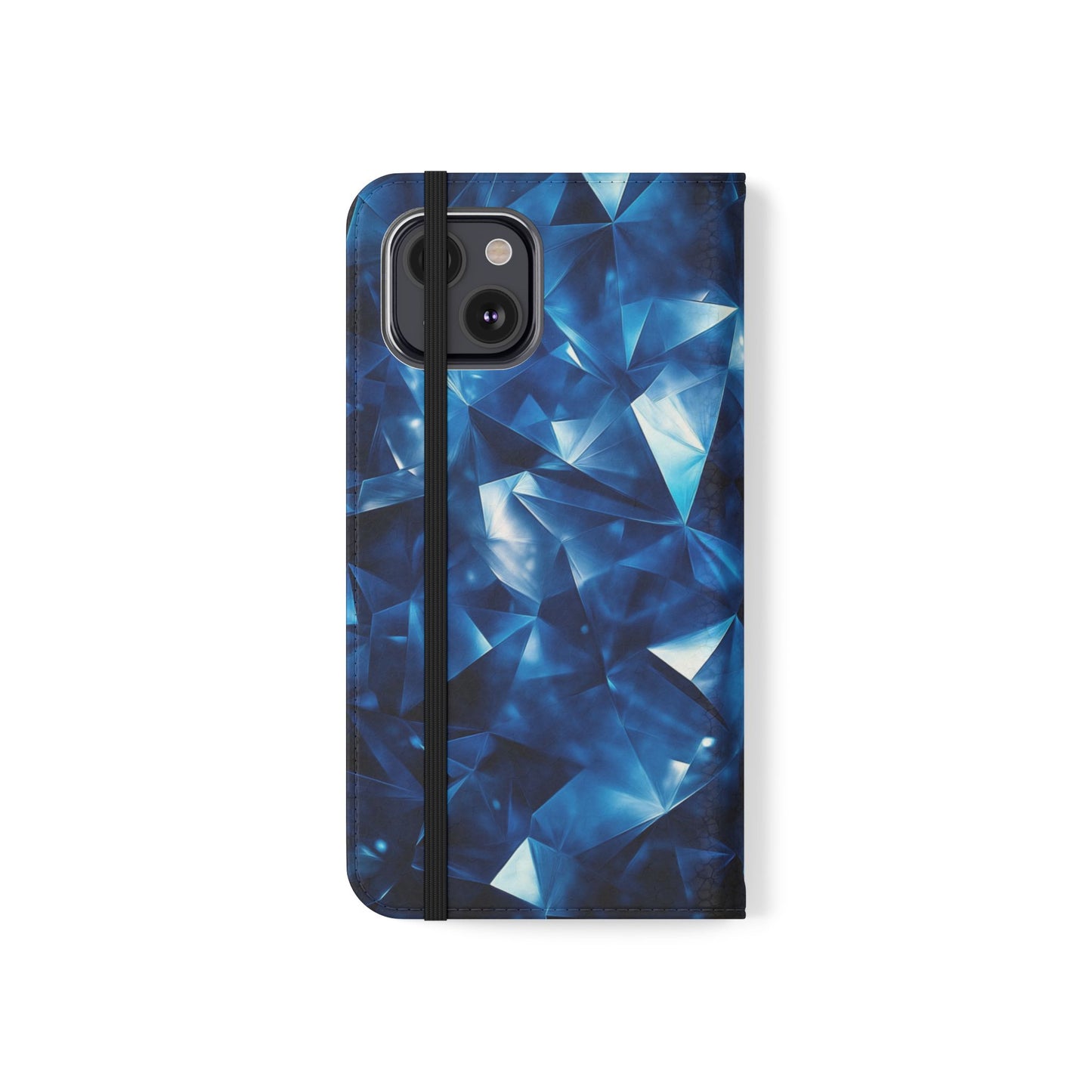 Sapphire Crystal Shards - Wallet Flip Case