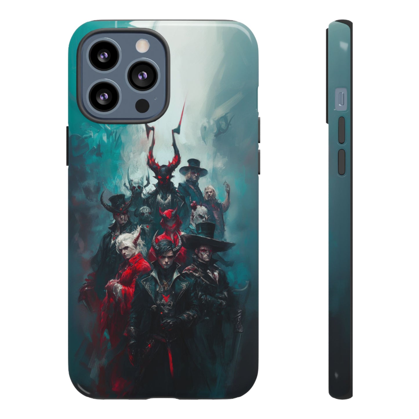 Dark Fantasy Demon Hunters - Tough iPhone Case