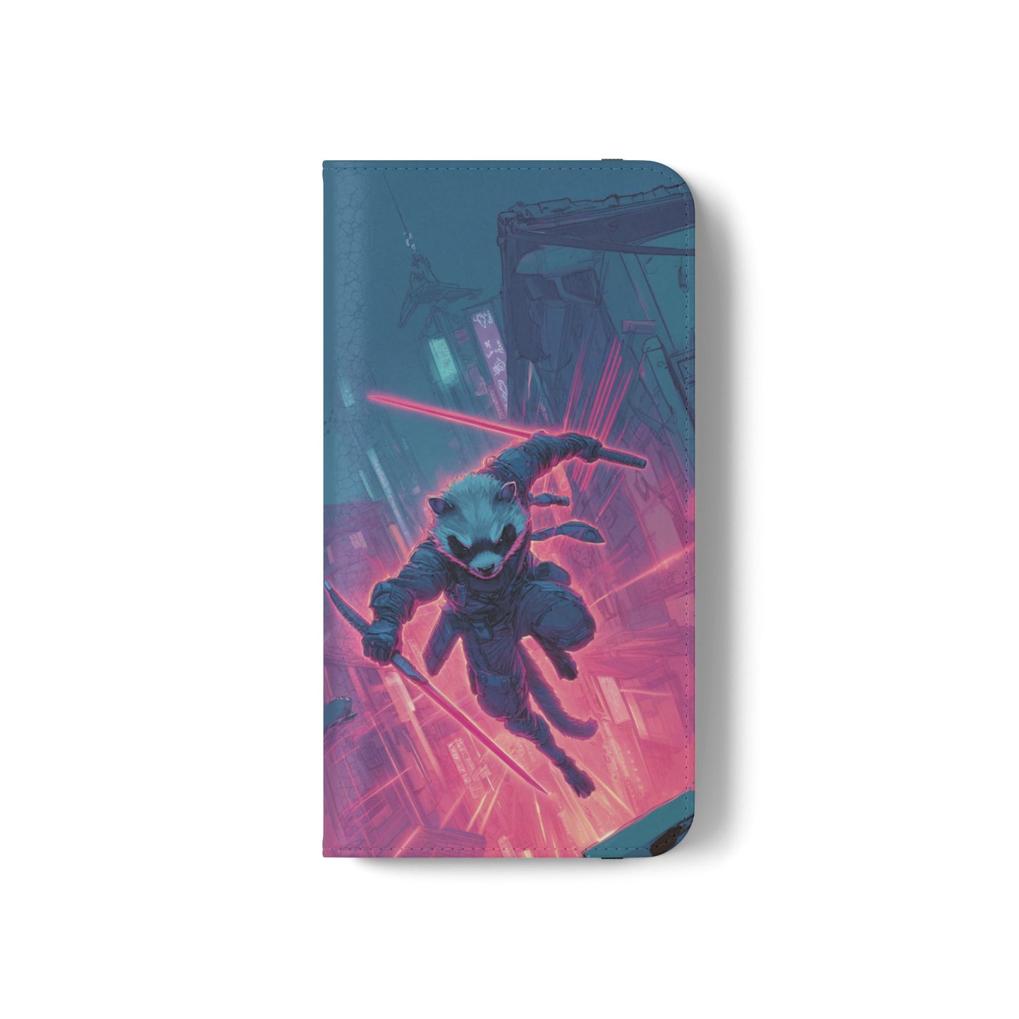 Cyberpunk Ferret - Wallet Flip Case