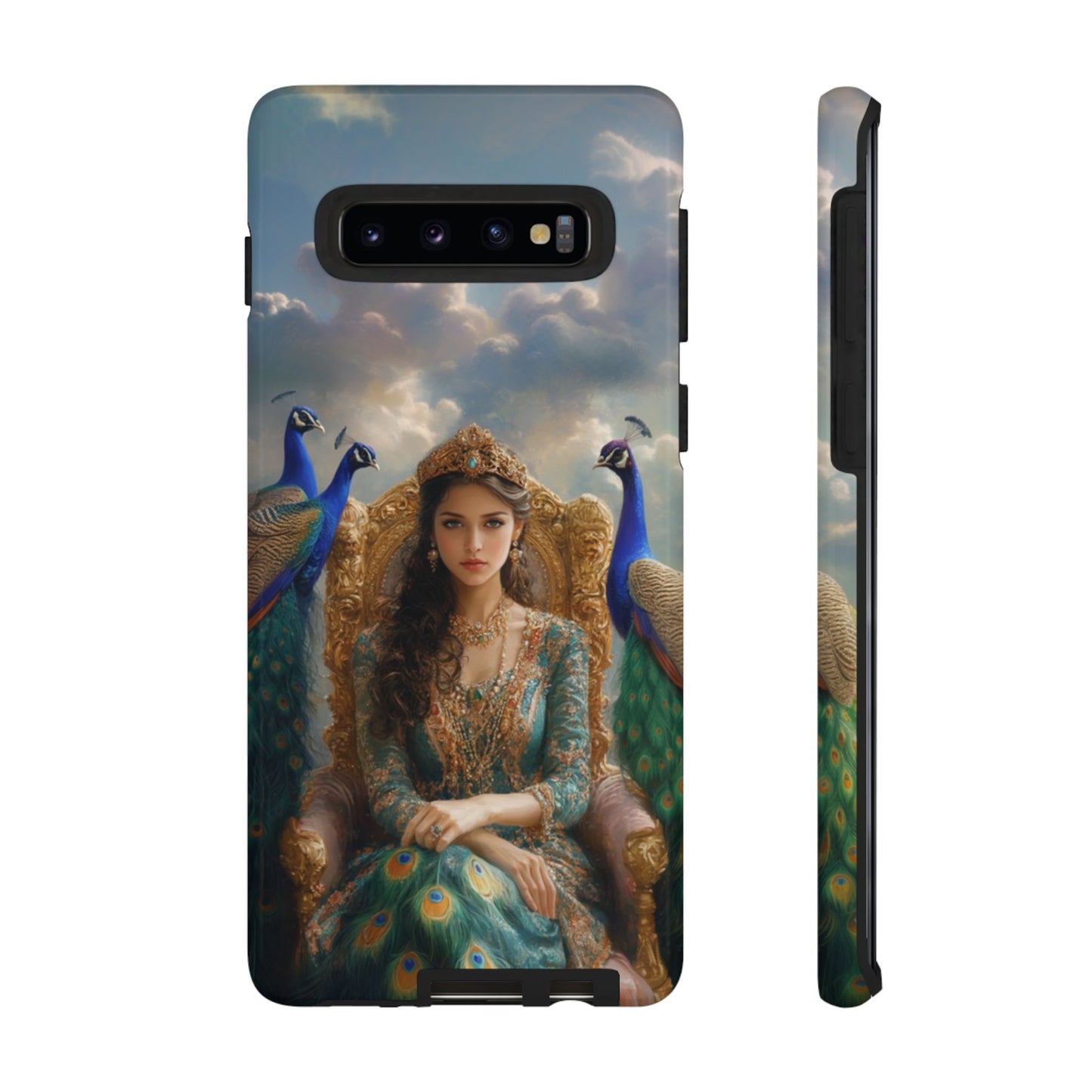 Hera Peacock Empress Golden Throne - Tough Samsung Galaxy Case