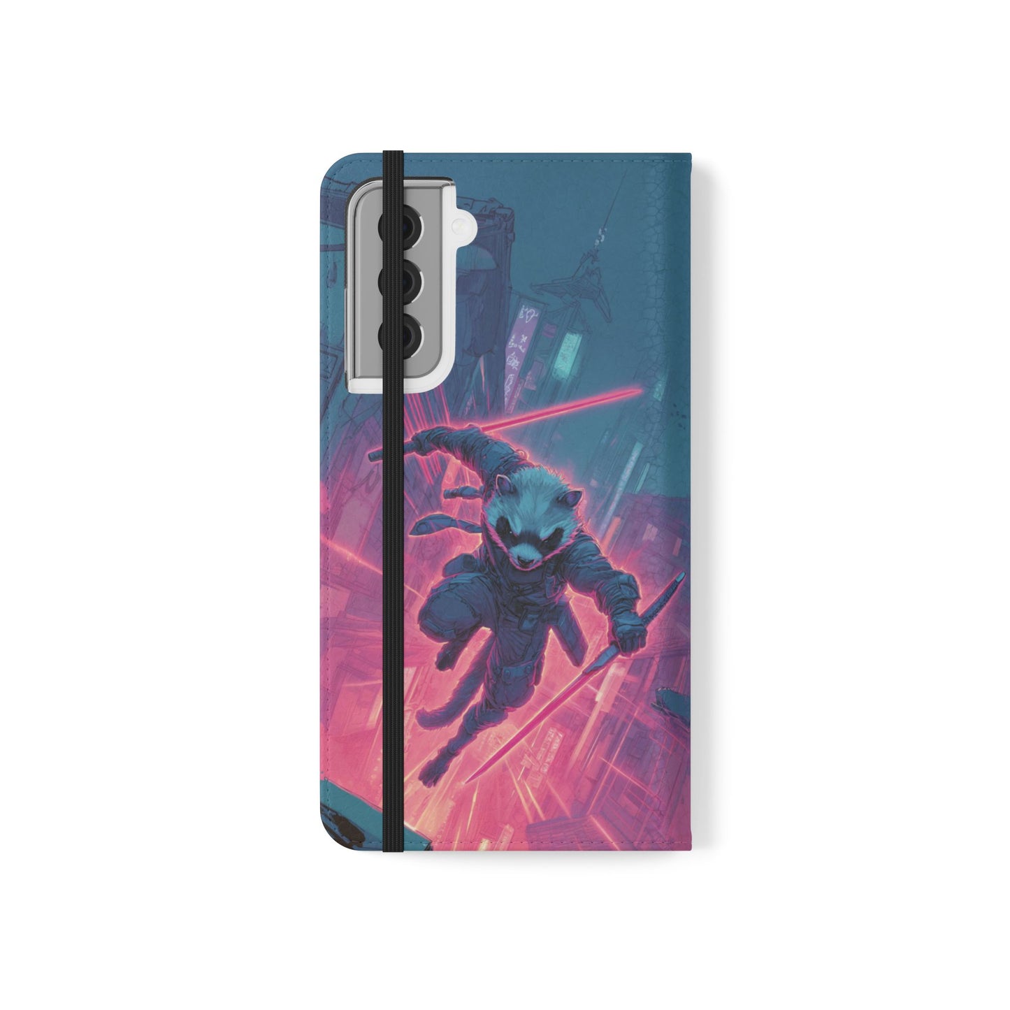 Cyberpunk Ferret - Wallet Flip Case
