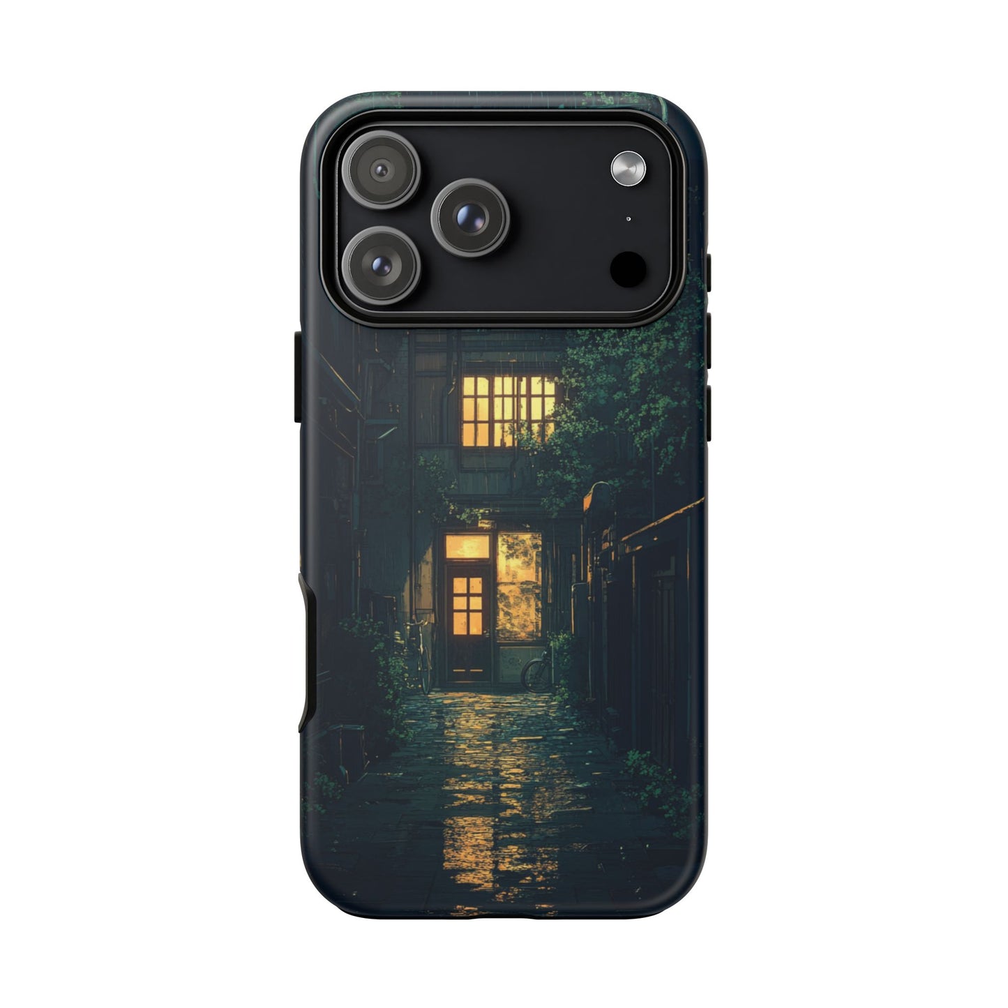 Rainy Alley - Tough iPhone Case