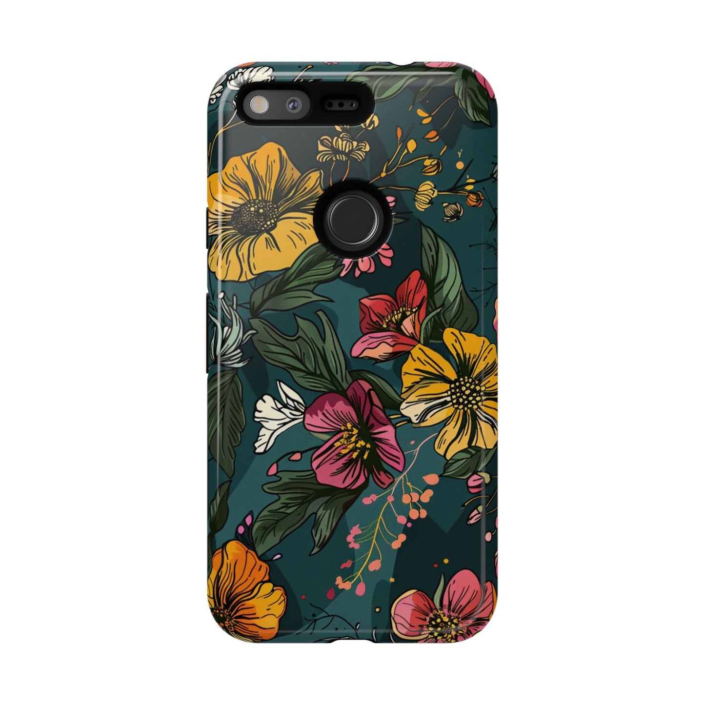 Vintage Floral Bloom – Tough Google Pixel Case