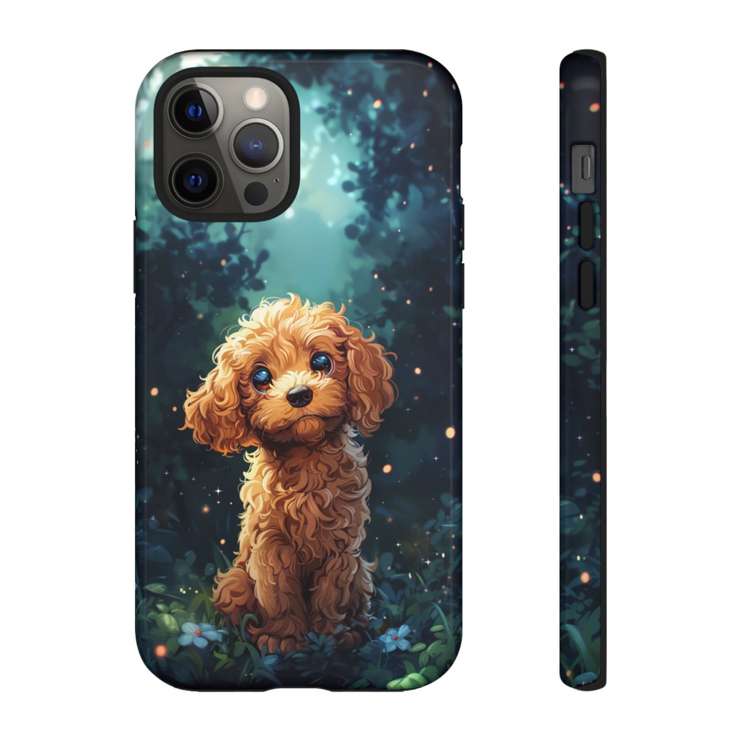 Forest Poodle - Tough iPhone Case