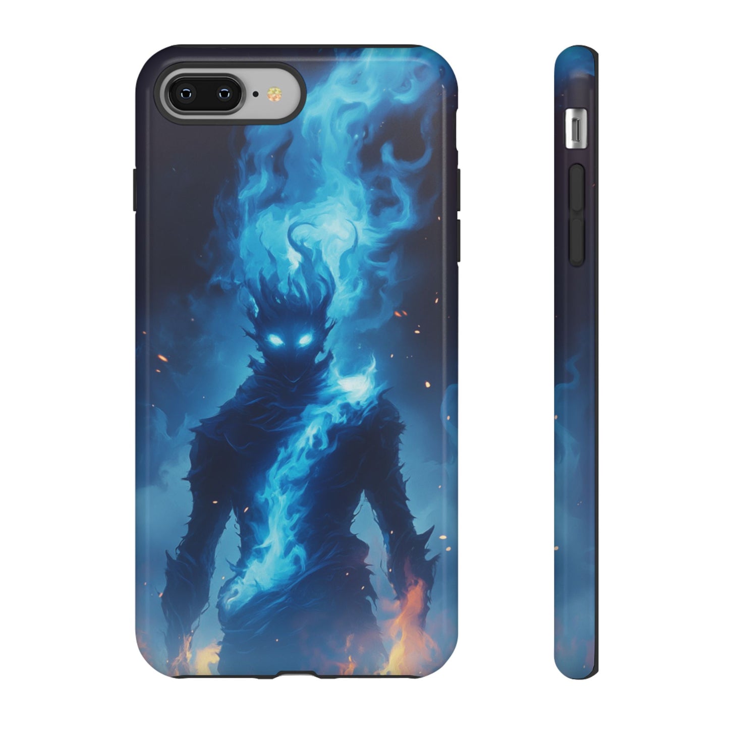 Blue Flame Spirit - Tough iPhone Case