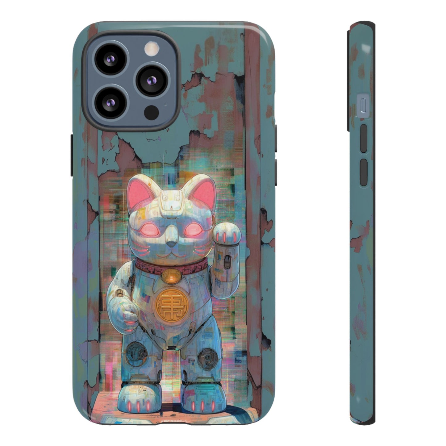 Cyber Lucky Cat - Tough iPhone Case