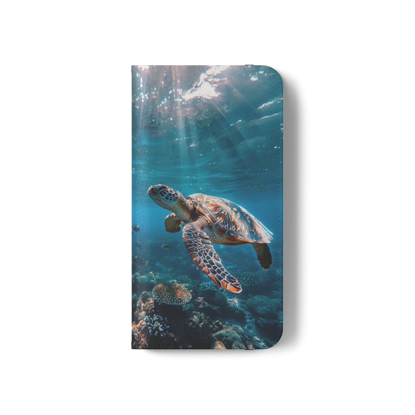 Ocean Guardian Sea Turtle - Wallet Flip Case