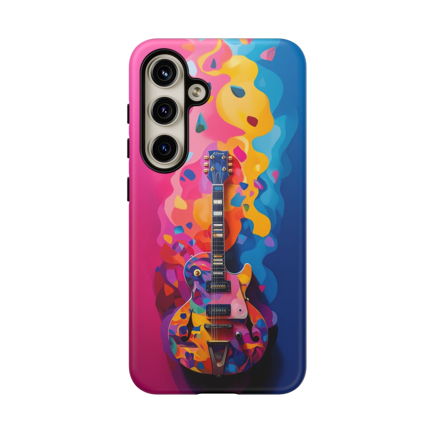 Vibrant Abstract Guitar Phone Case - iPhone, Google Pixel, Samsung Galaxy