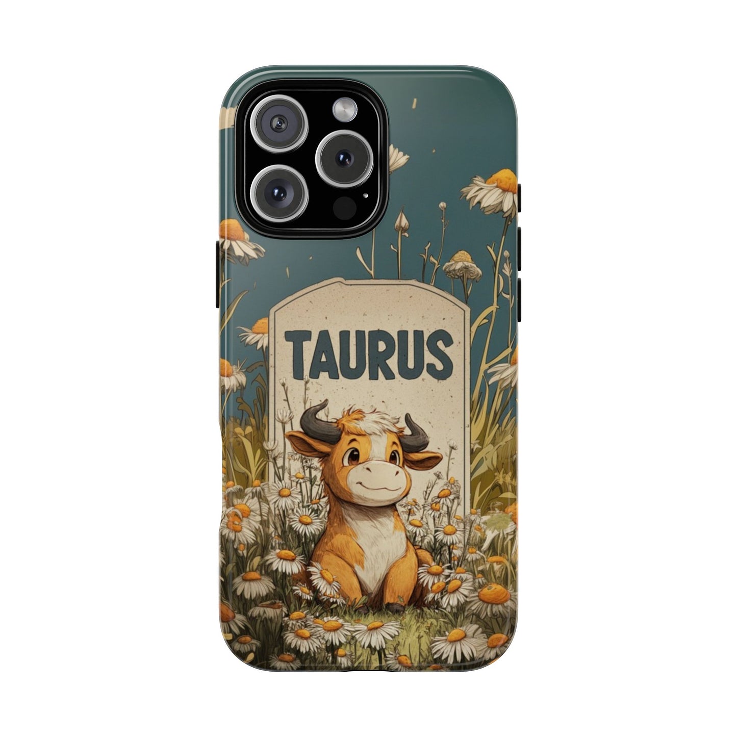 Taurus Cute Calf - Tough iPhone Case