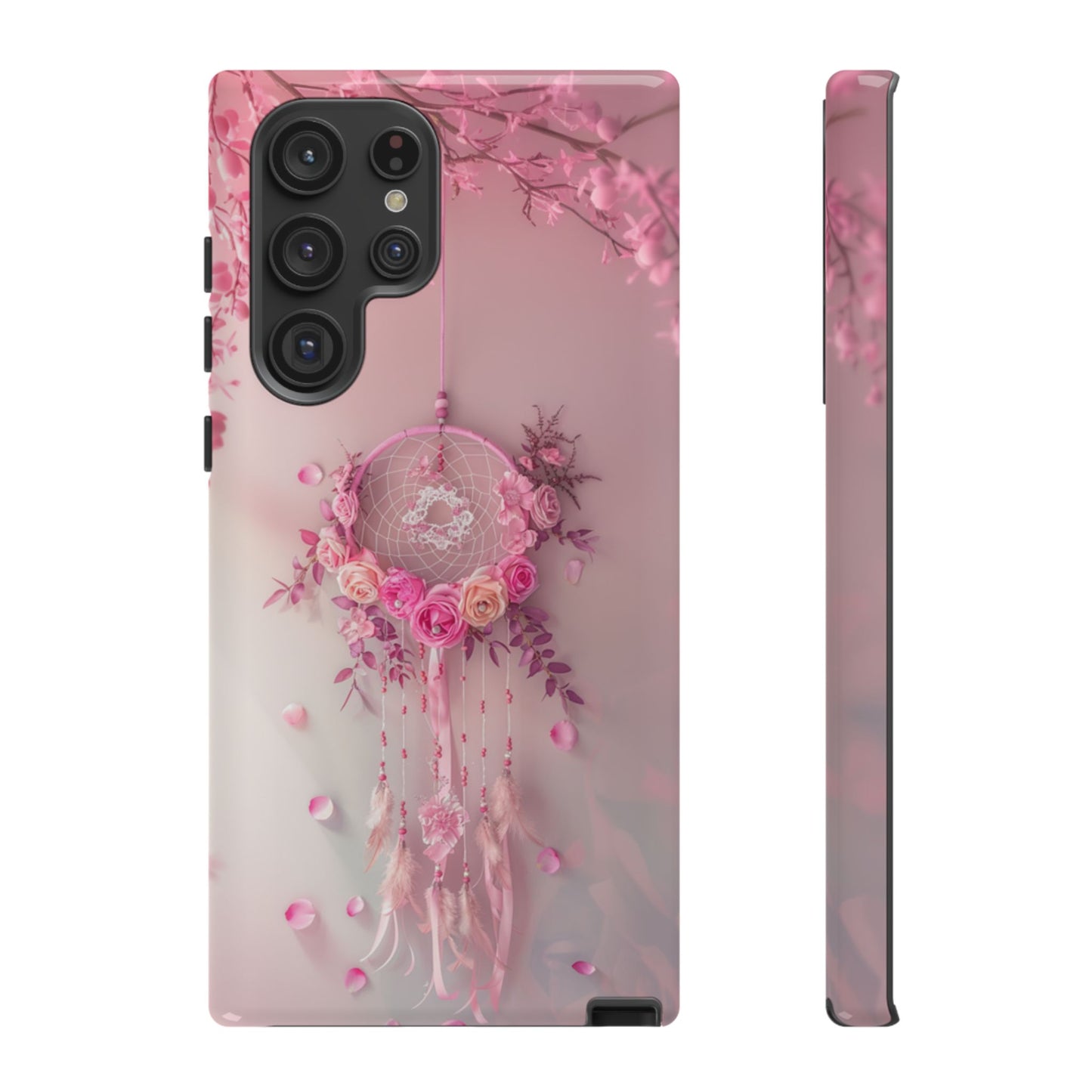 Pink Rose Dreamcatcher - Tough Samsung Galaxy Case