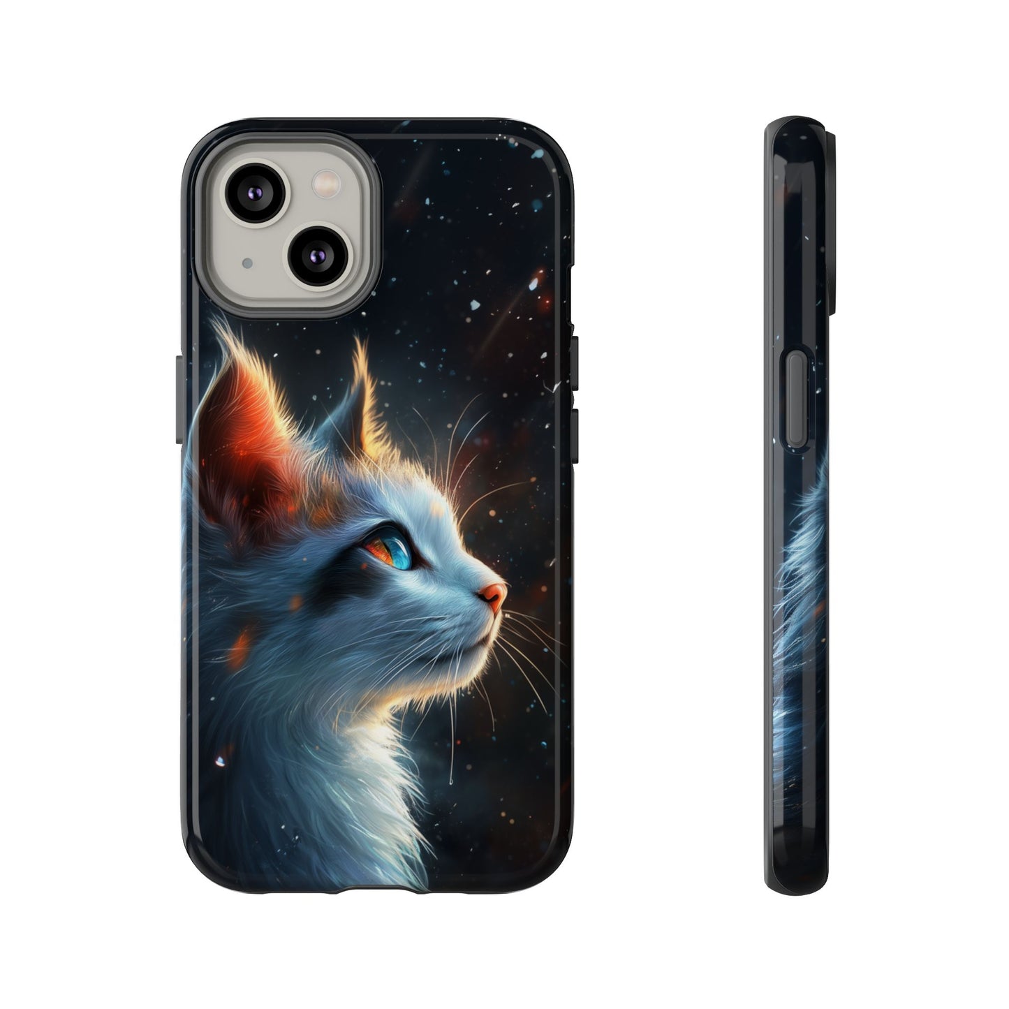 Enchanting Winter Cat Phone Case - iPhone, Google Pixel, Samsung Galaxy