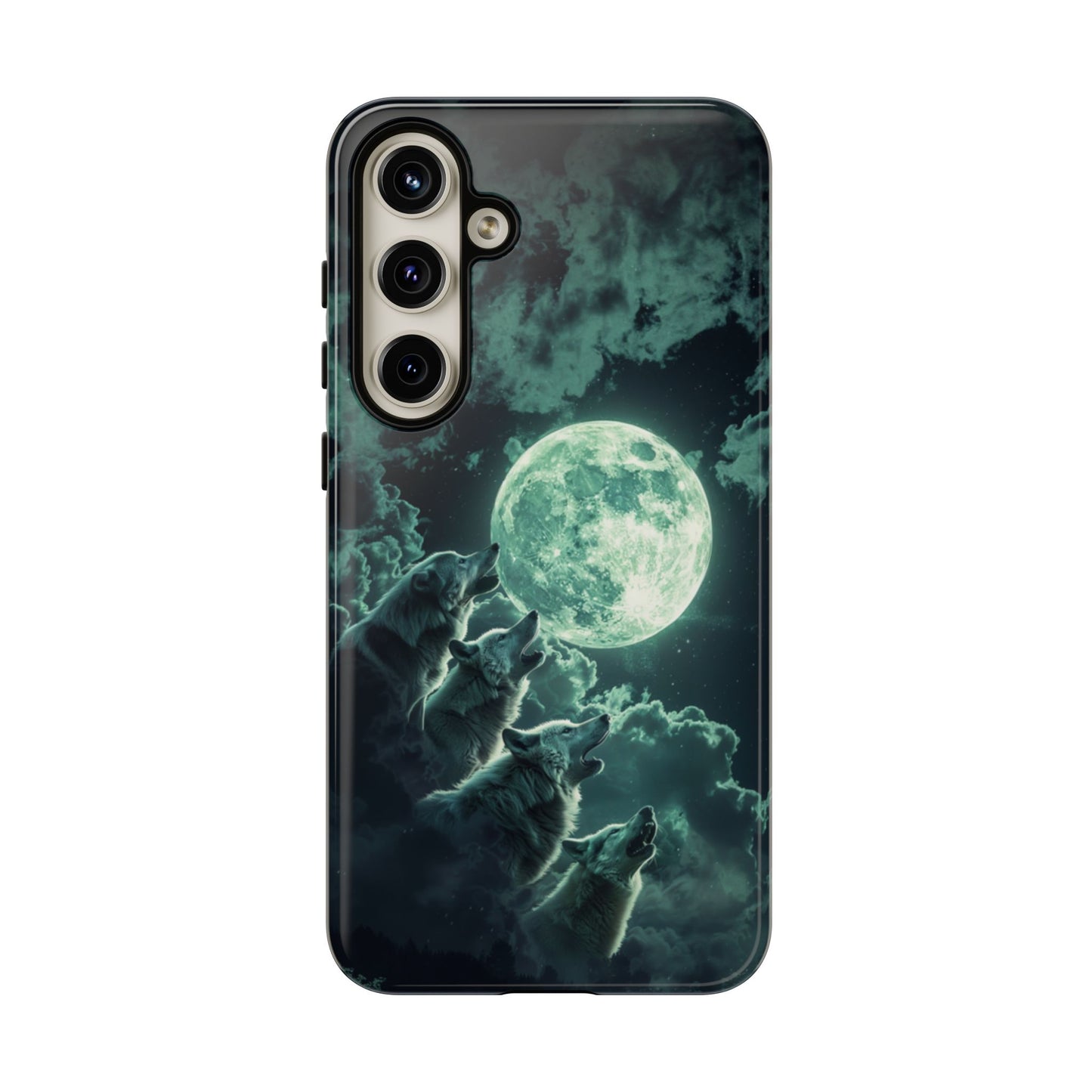 Moonlit Wolf Chorus - Tough Samsung Galaxy Case