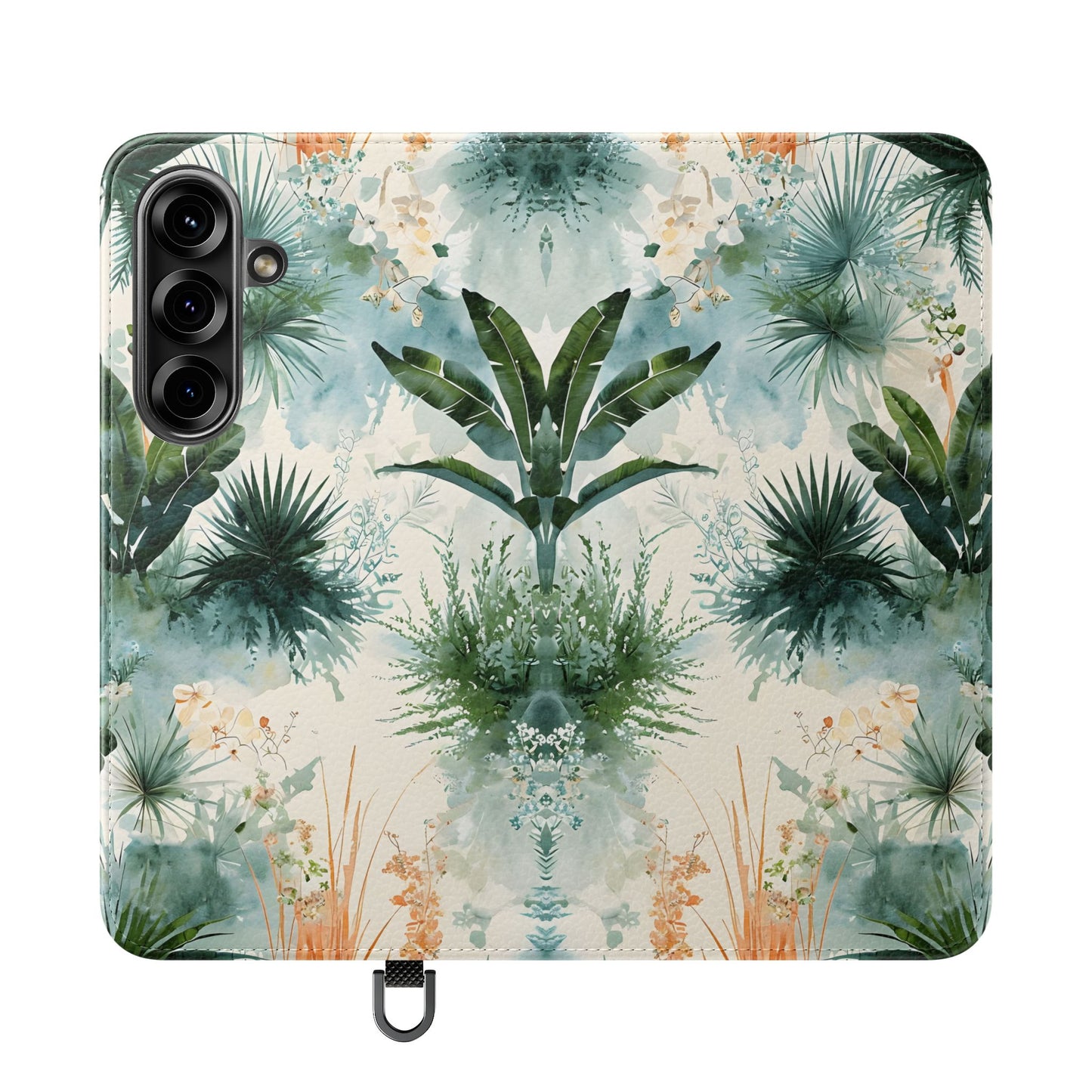 Tropical Botanical Watercolor - Wallet Flip Case