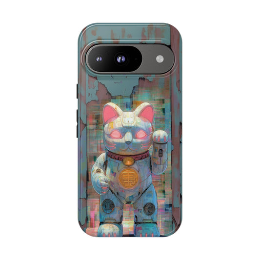 Cyber Lucky Cat - Tough Google Pixel Case