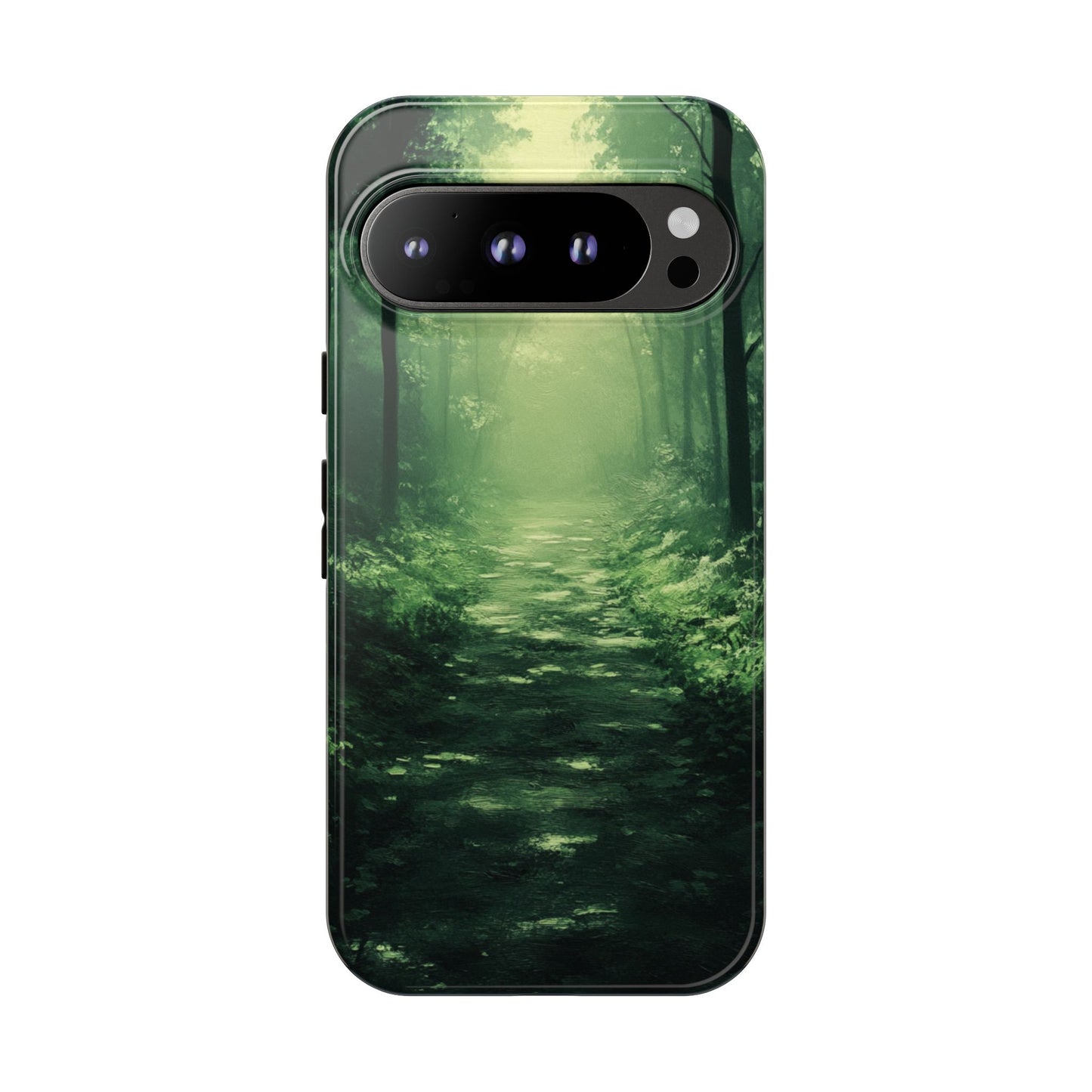 Emerald Mist Forest Path - Tough Google Pixel Case