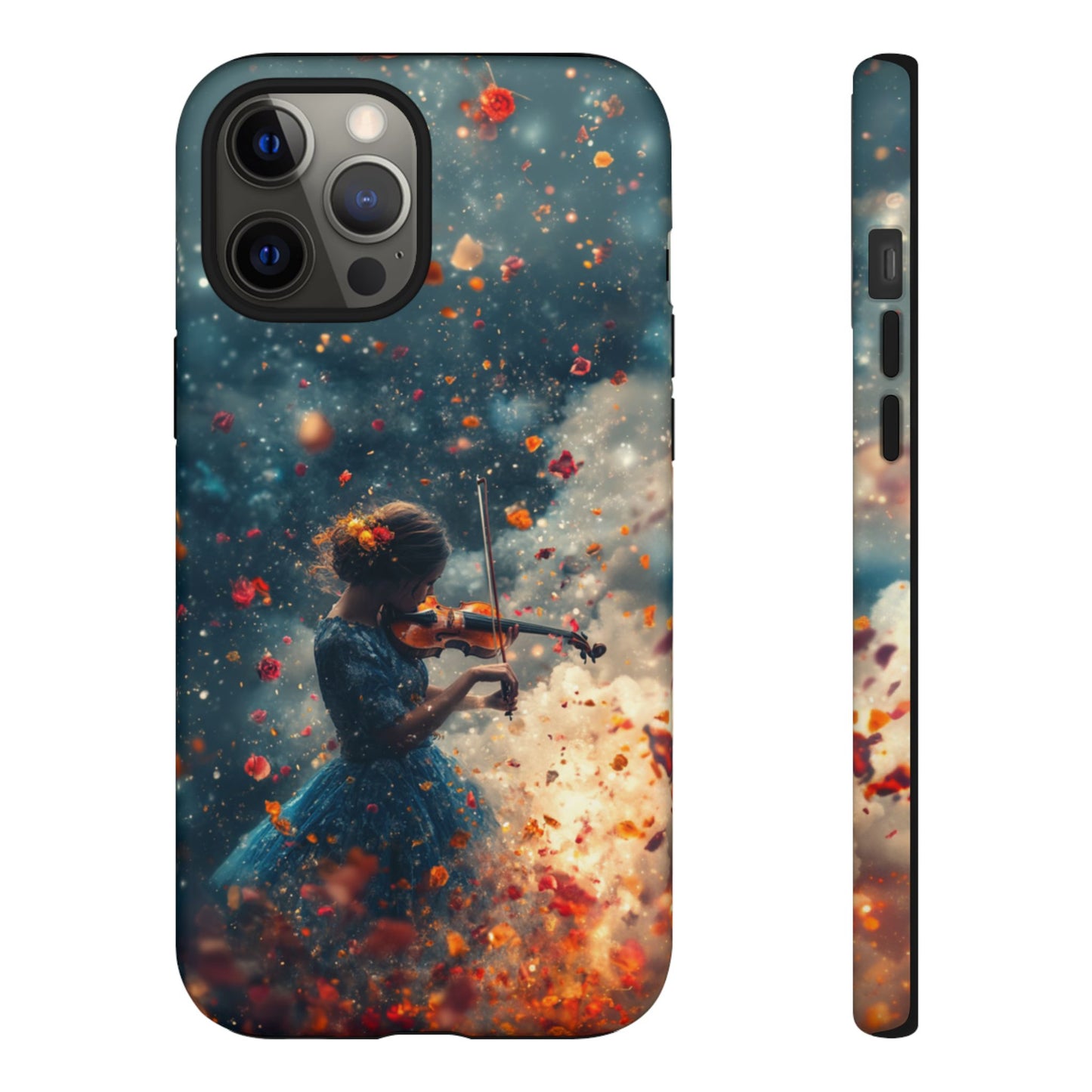 Petal Breeze Violinist Phone Case - iPhone, Google Pixel, Samsung Galaxy