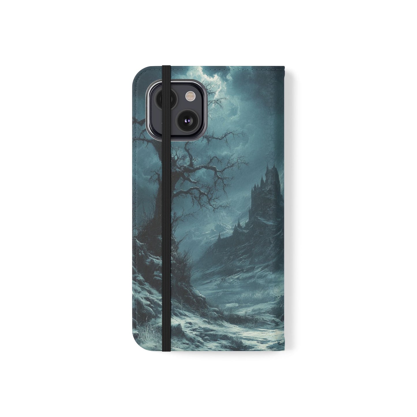 Stormy Castle - Wallet Flip Case