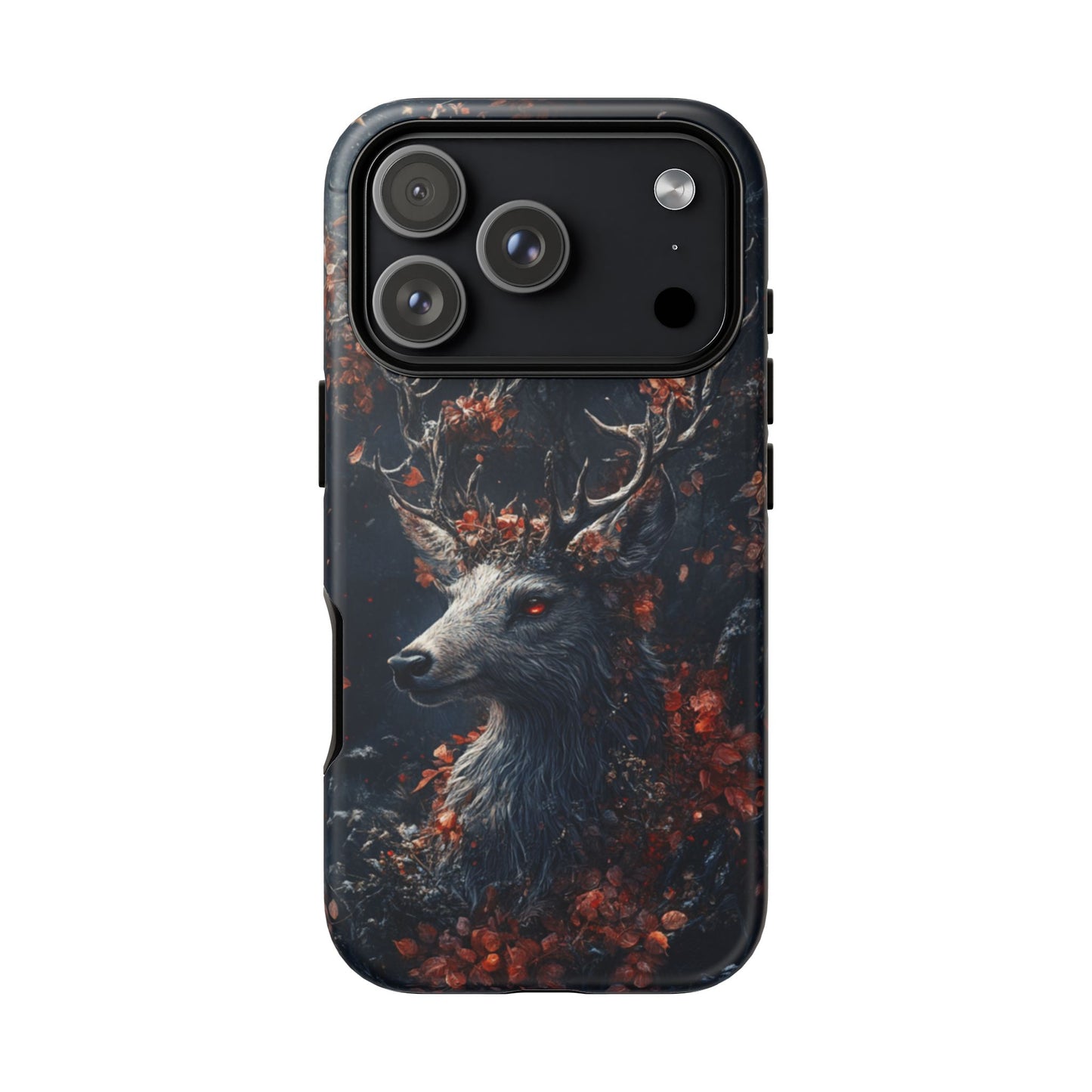 Crimson Stag Blossom – Tough iPhone Case