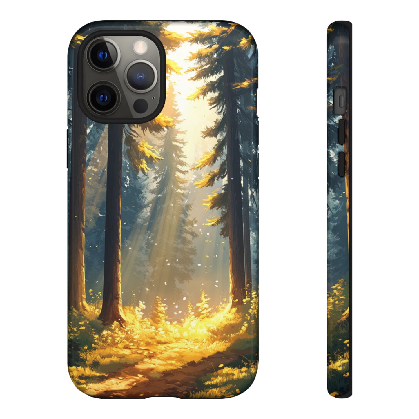 Golden Forest Path – Tough iPhone Case