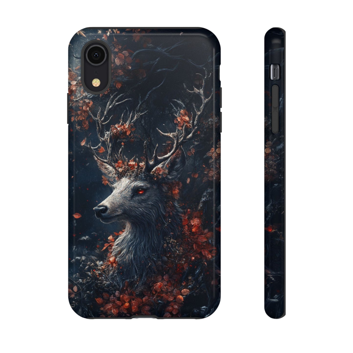 Crimson Stag Blossom – Tough iPhone Case