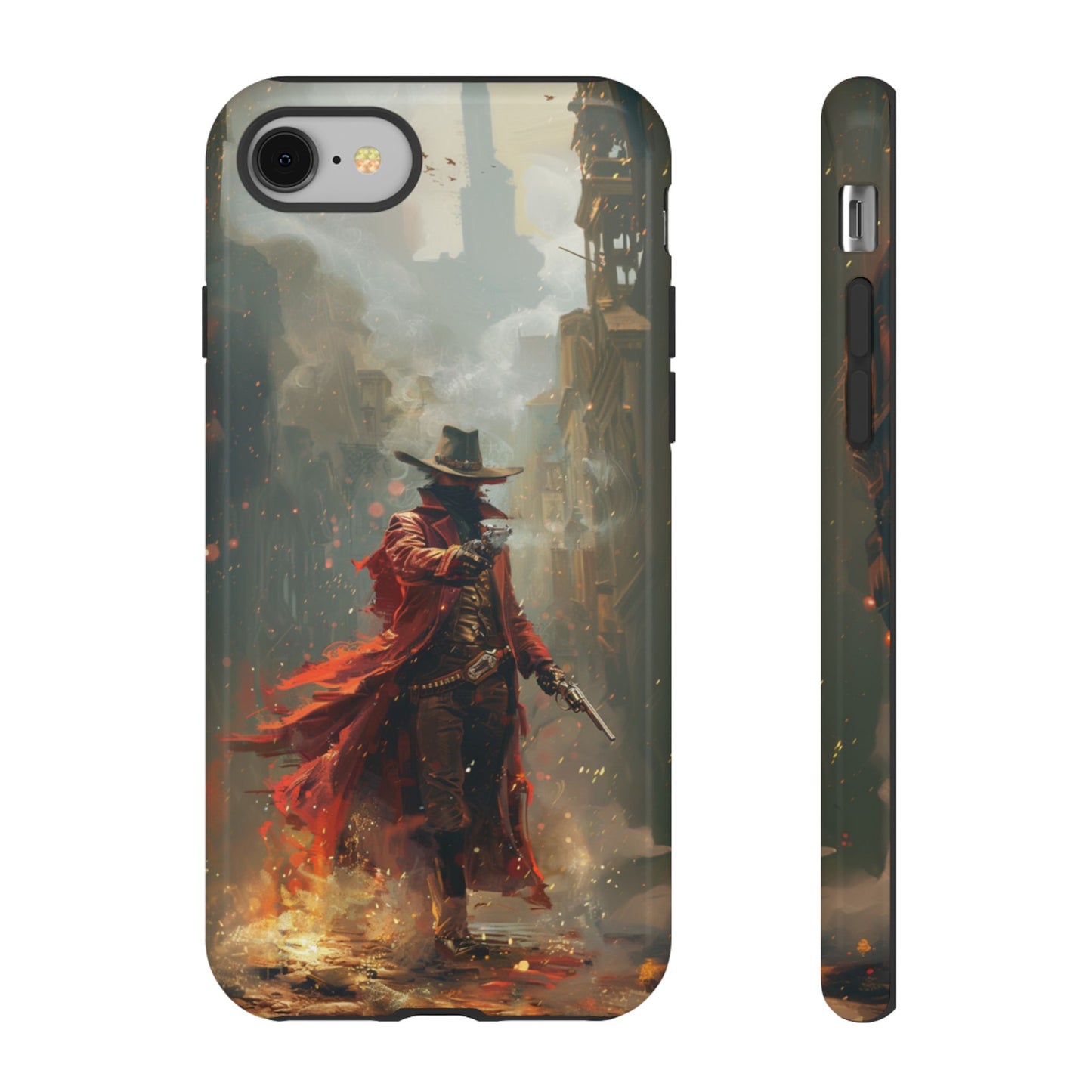 Crimson Gunslinger - Tough iPhone Case