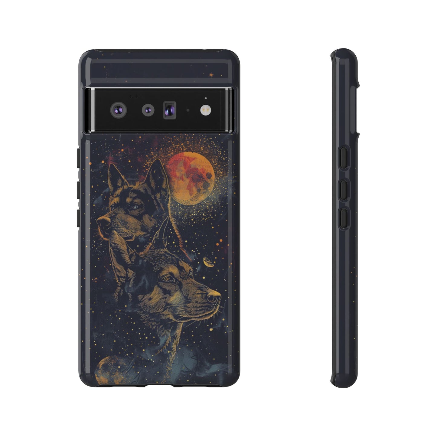 German Shepherd Celestial Phone Case – iPhone, Google Pixel, Samsung Galaxy