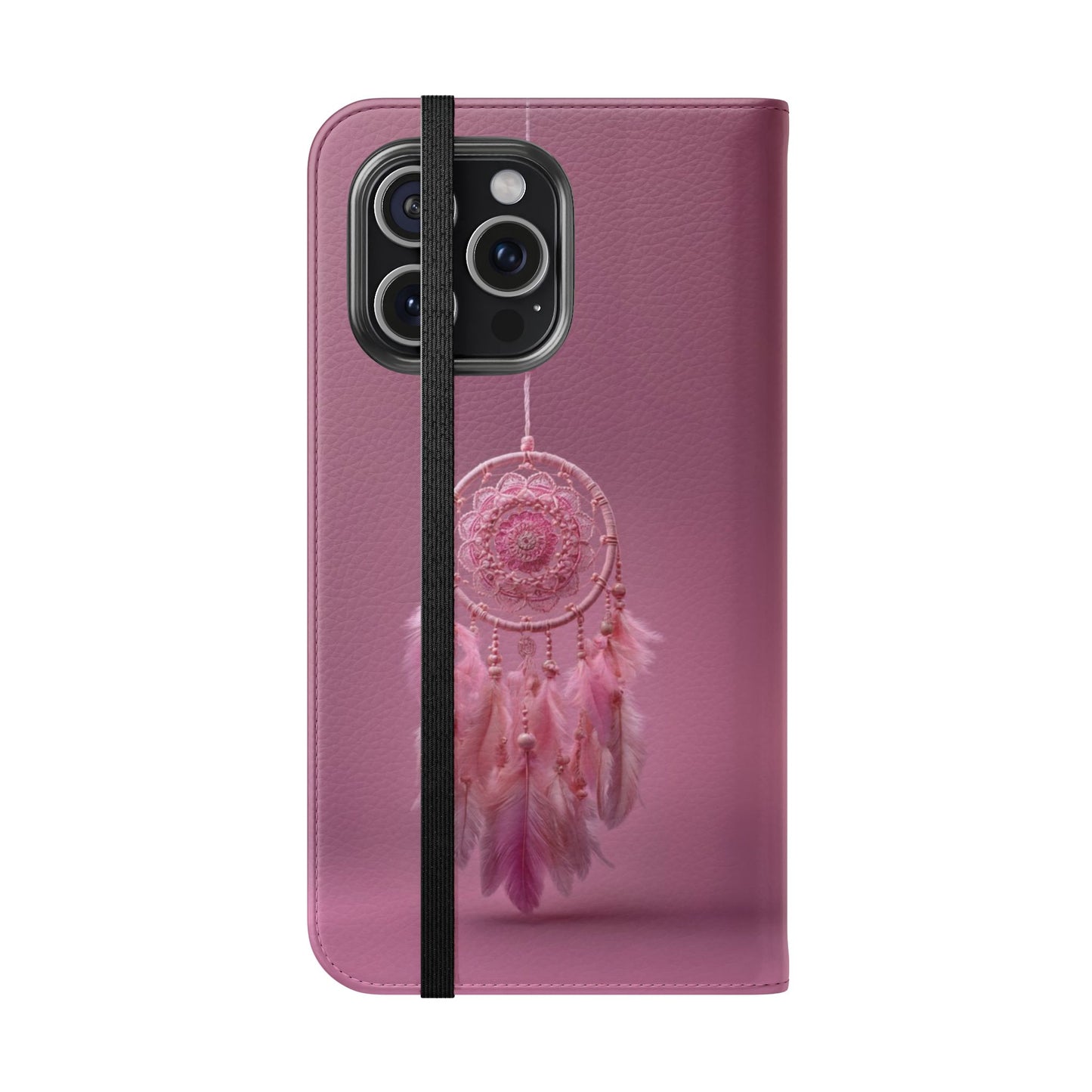 Pink Lace Dreamcatcher - Wallet Flip Case
