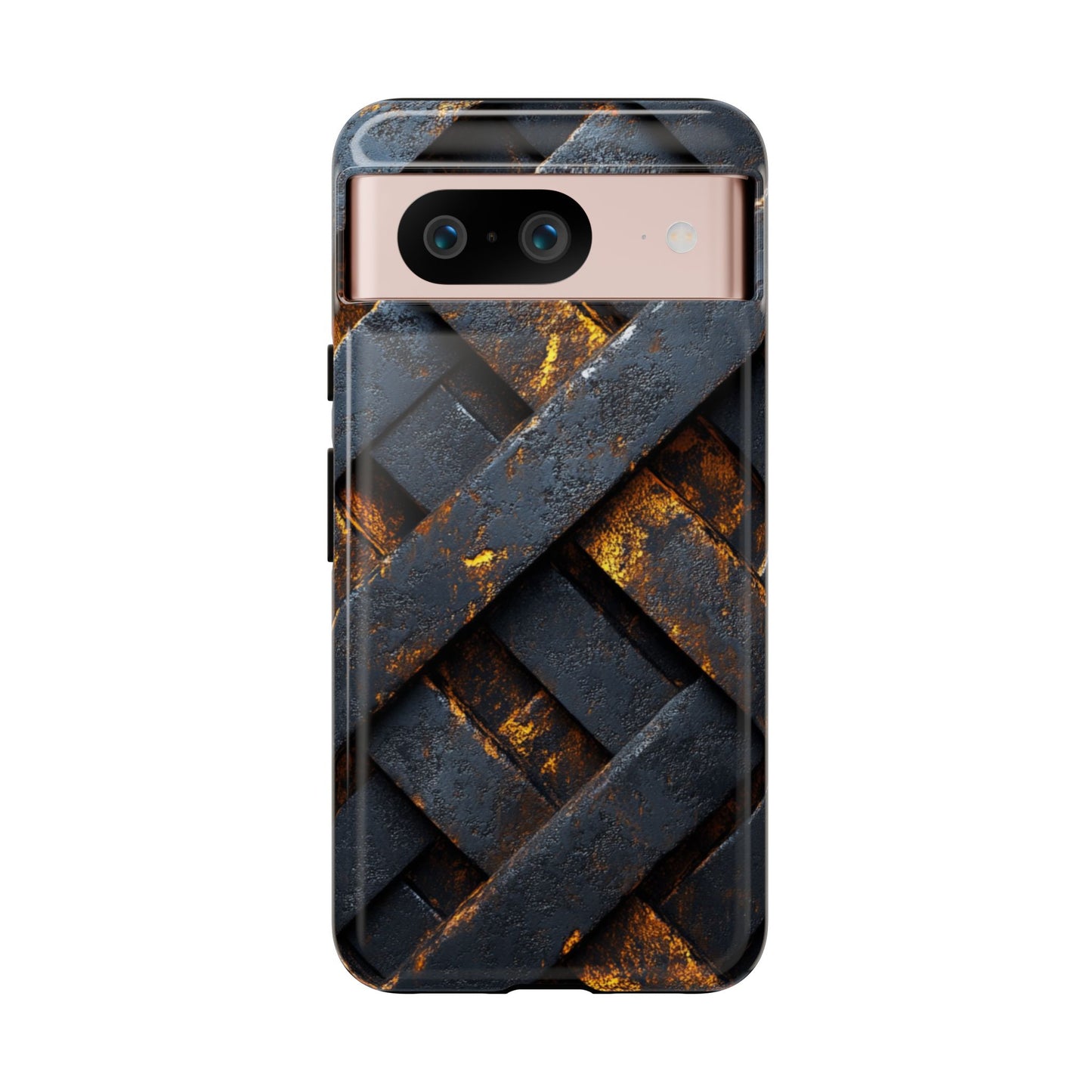 Geometric Interlocking Pattern Phone Case - iPhone, Google Pixel, Samsung Galaxy