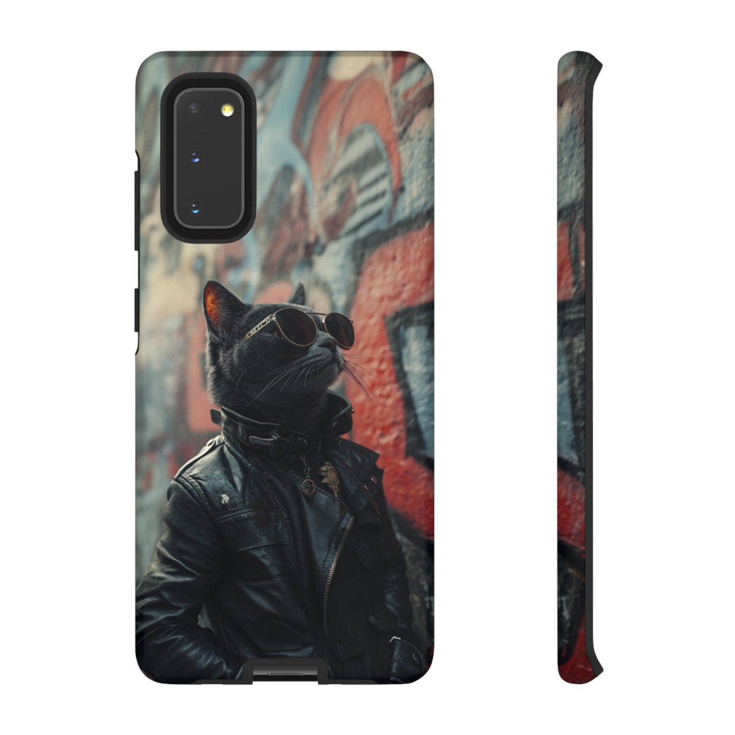 Punk Rock Cat Phone Case – iPhone, Google Pixel, Samsung Galaxy