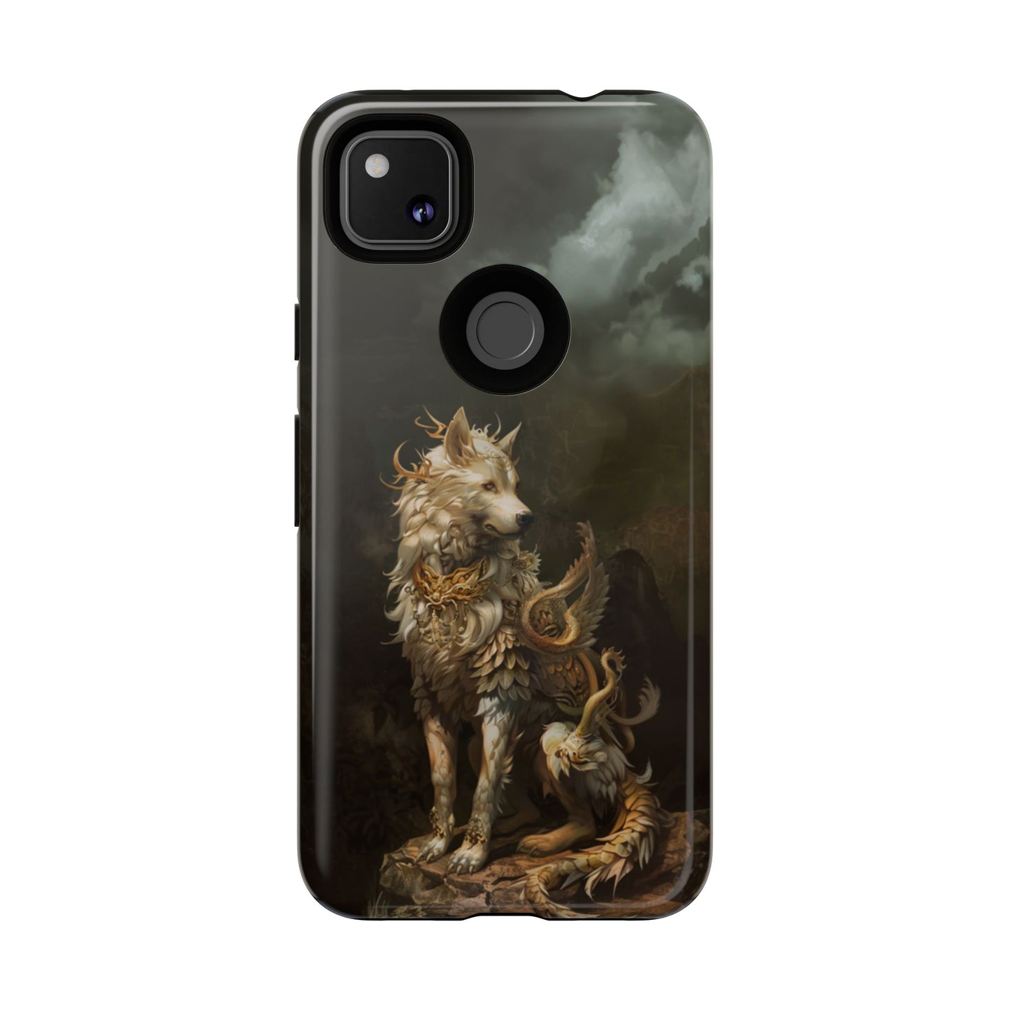 Antlered Wolf Guardian - Tough Google Pixel Case