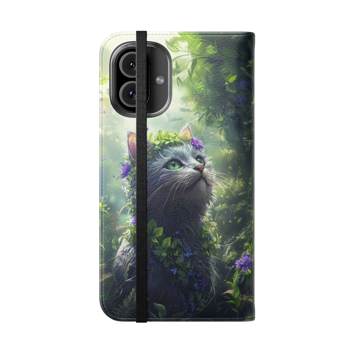 Forest Spirit Cat - Wallet Flip Case