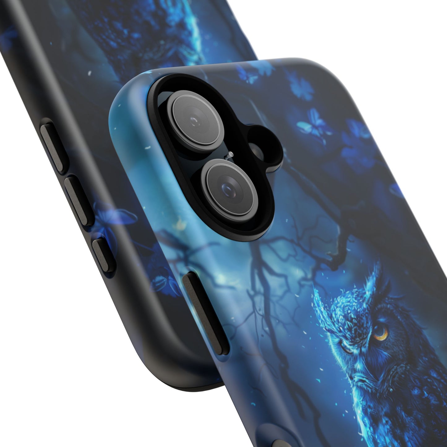 Azure Nocturne Owl – Tough iPhone Case