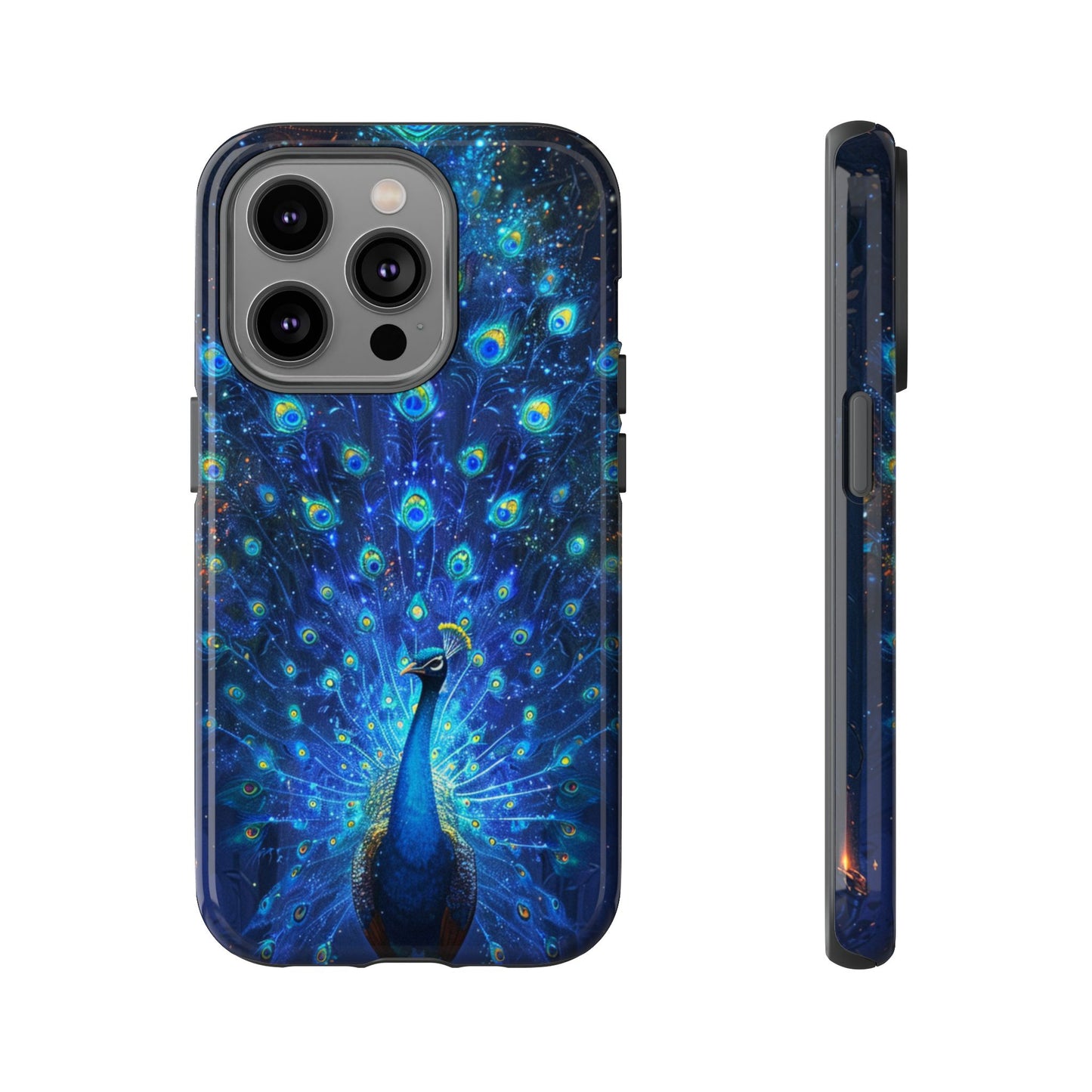 Starlit Peacock Majesty – Tough iPhone Case