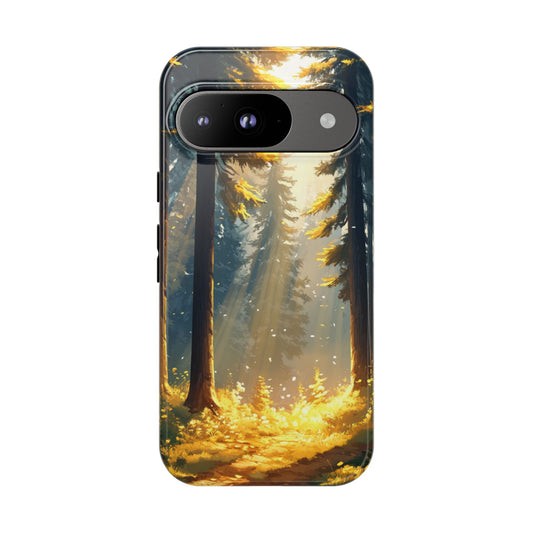 Golden Forest Path – Tough Google Pixel Case