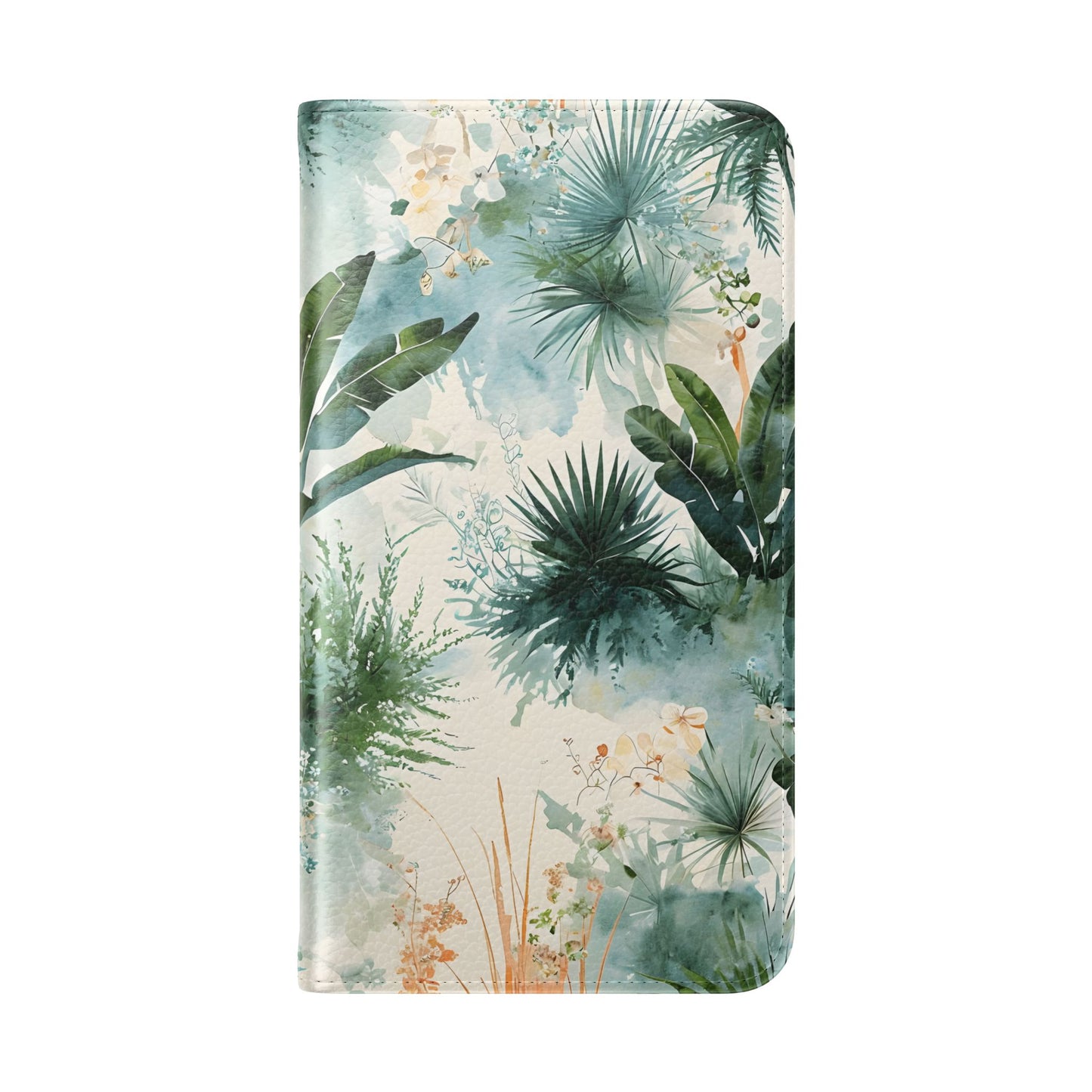 Tropical Botanical Watercolor - Wallet Flip Case