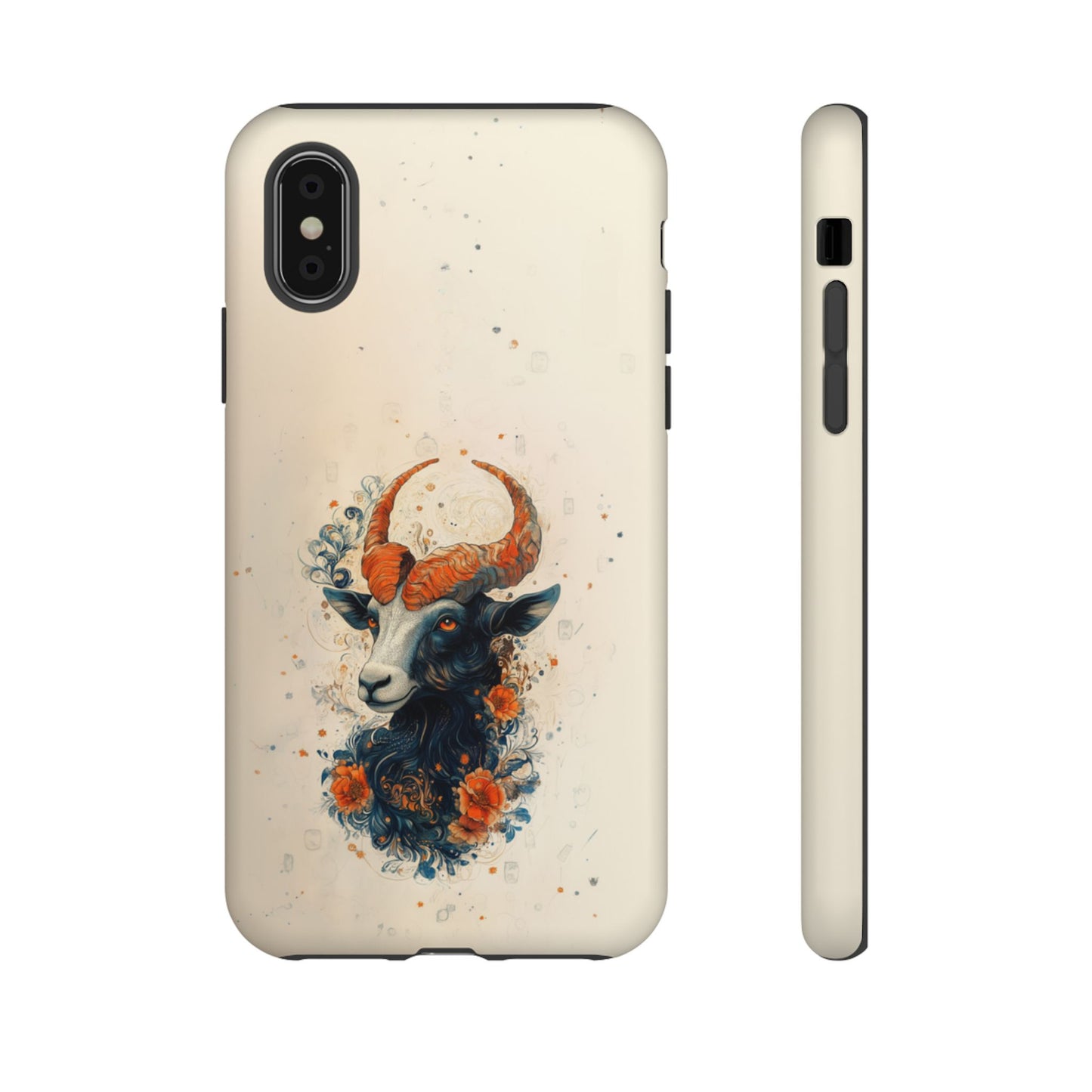 Capricorn Celestial Goat - Tough iPhone Case