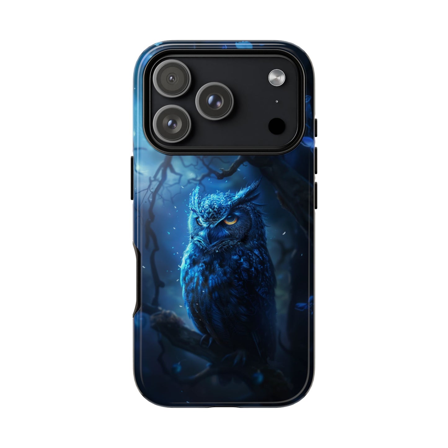 Azure Nocturne Owl – Tough iPhone Case