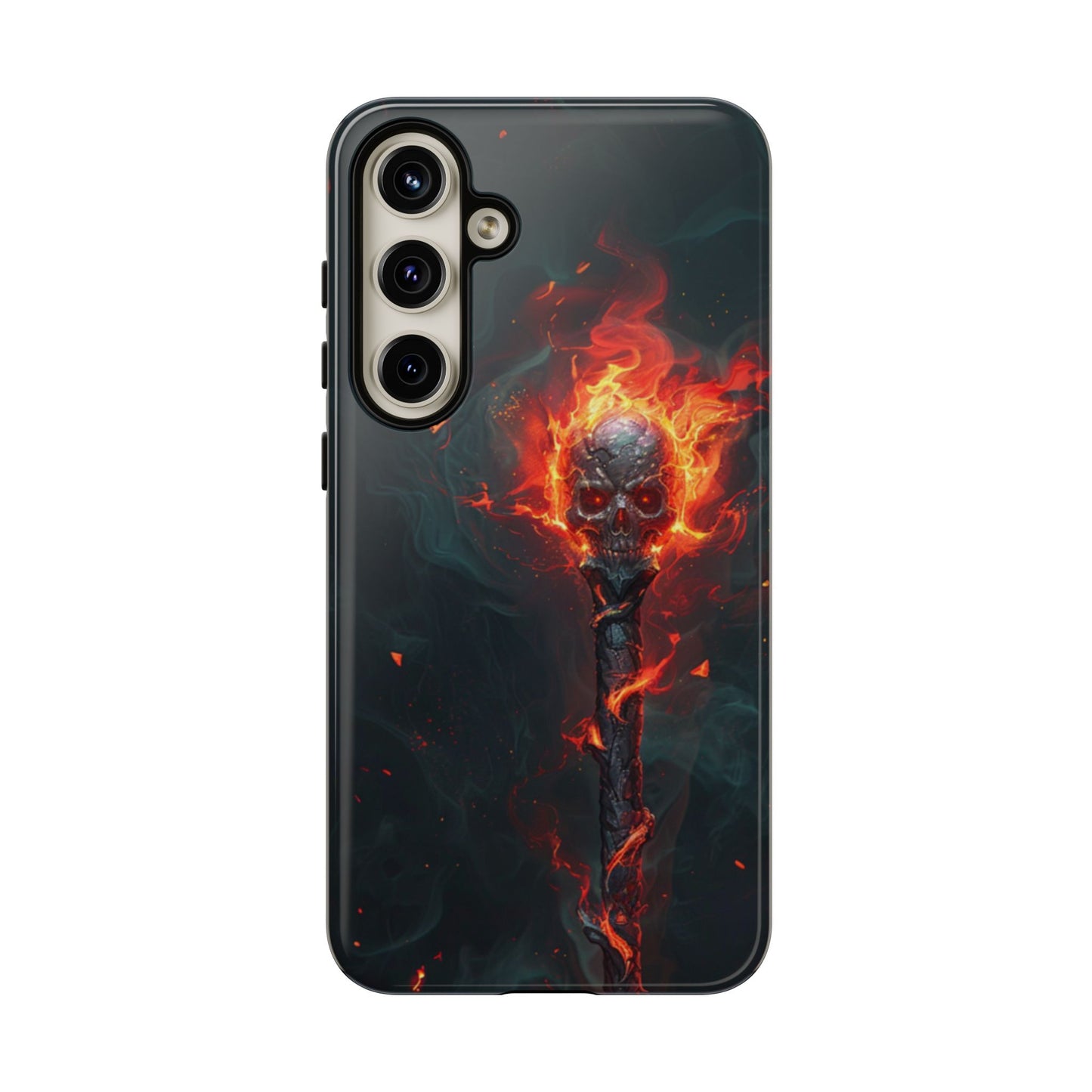 Inferno Skull Staff - Tough Samsung Galaxy Case