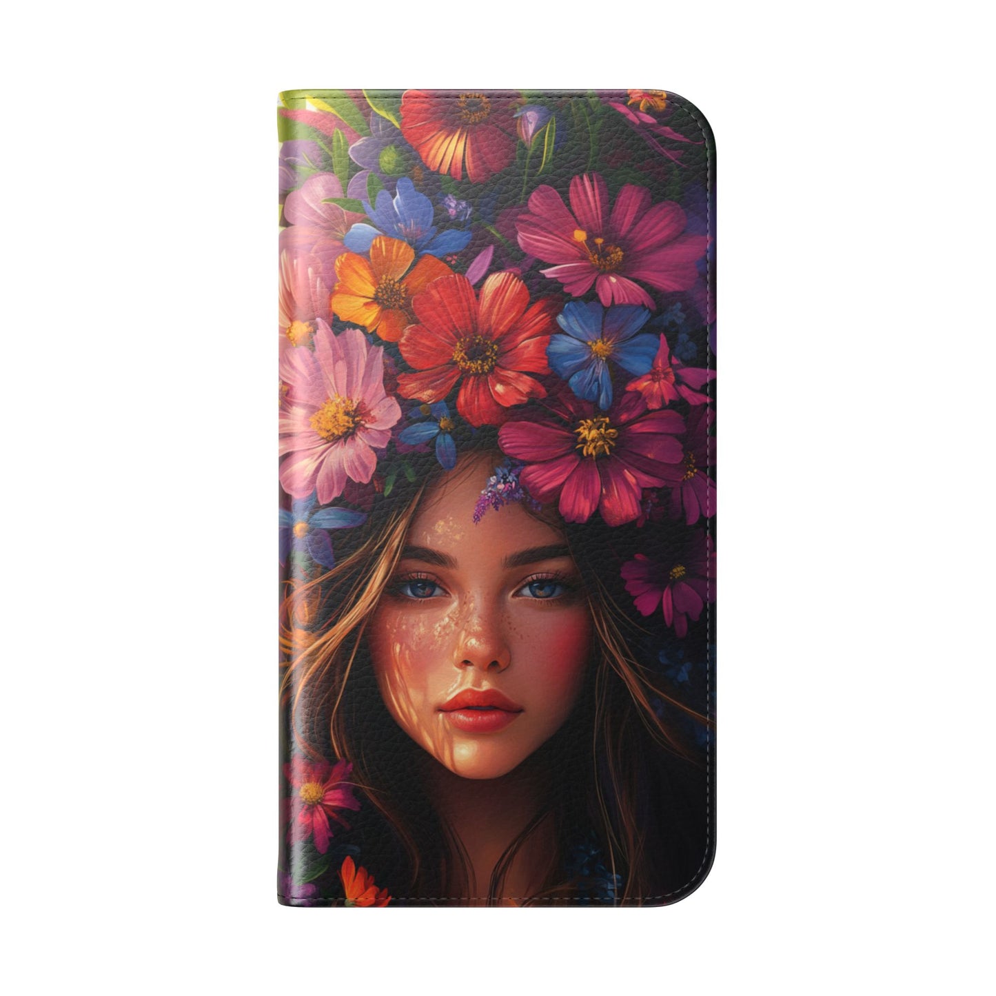 Floral Crown Muse - Wallet Flip Case