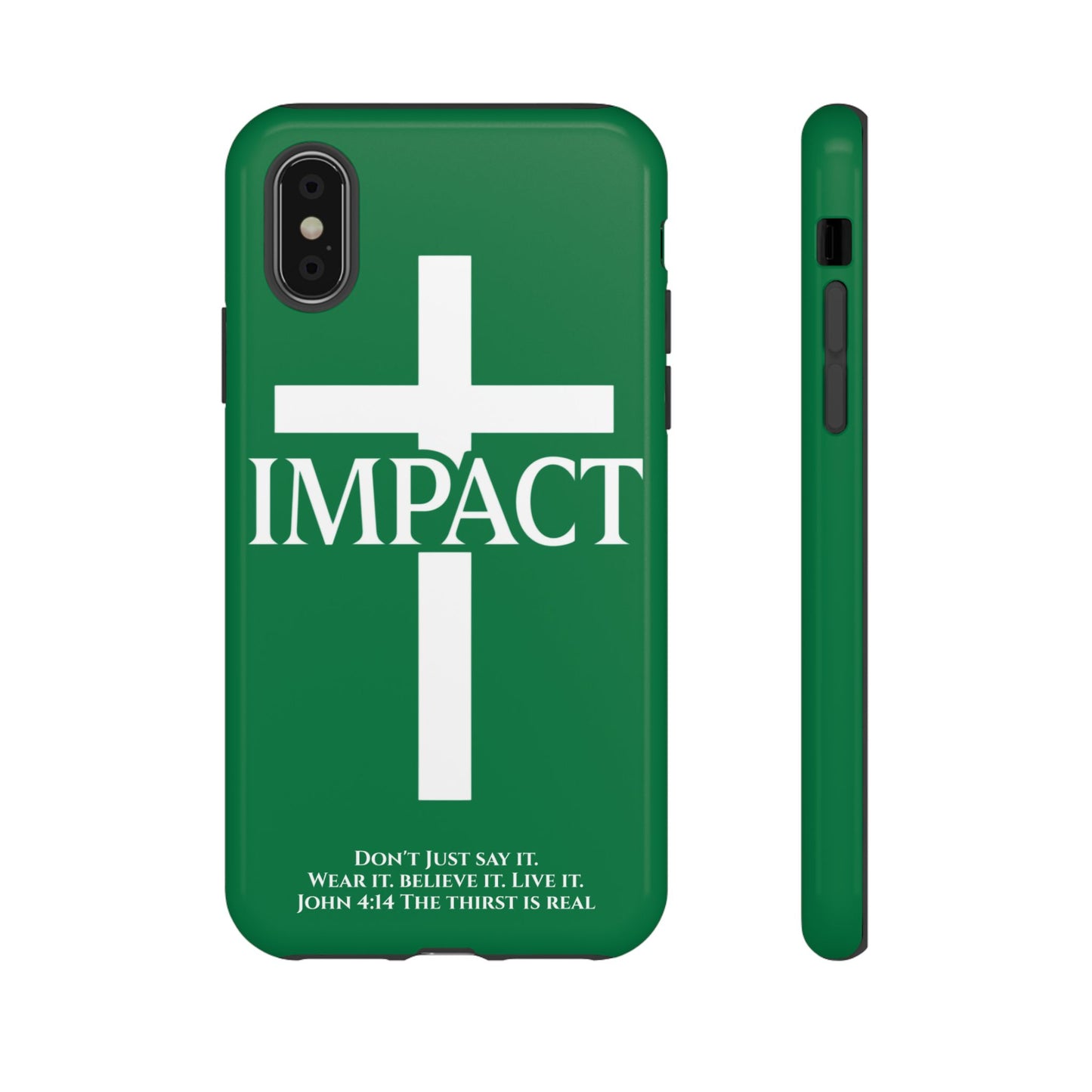 Impact Green - Tough iPhone Case