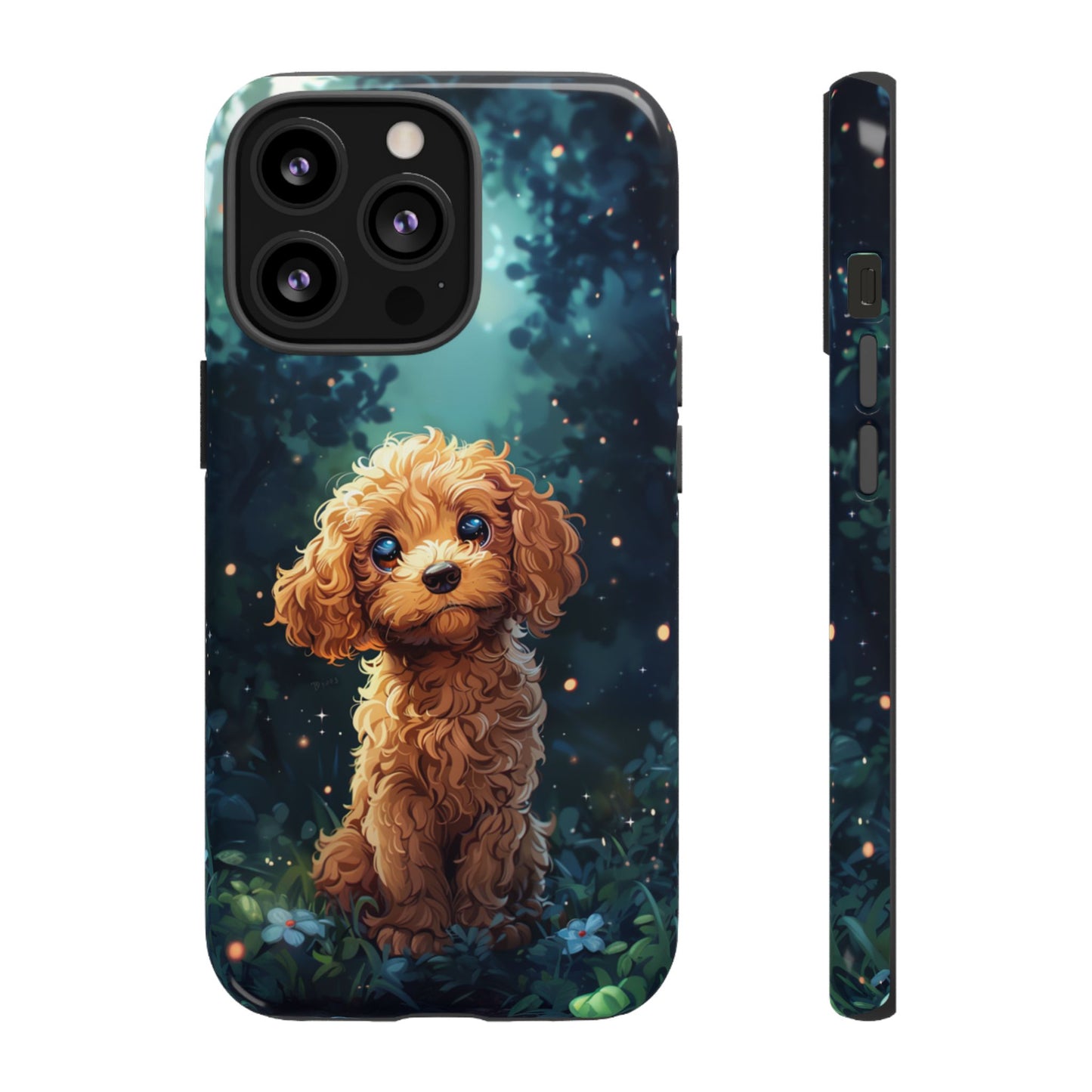 Forest Poodle - Tough iPhone Case