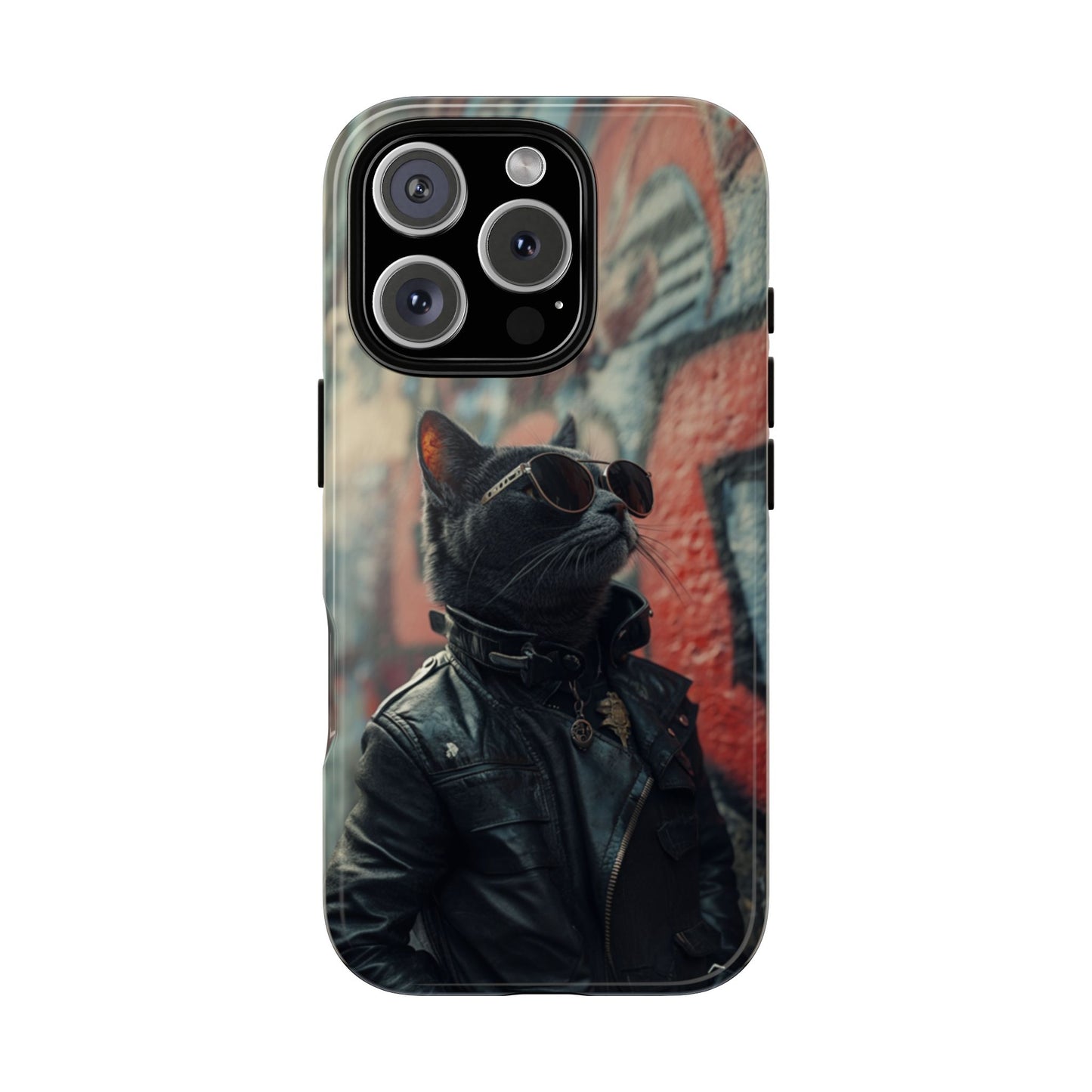 Punk Rock Cat Phone Case – iPhone, Google Pixel, Samsung Galaxy