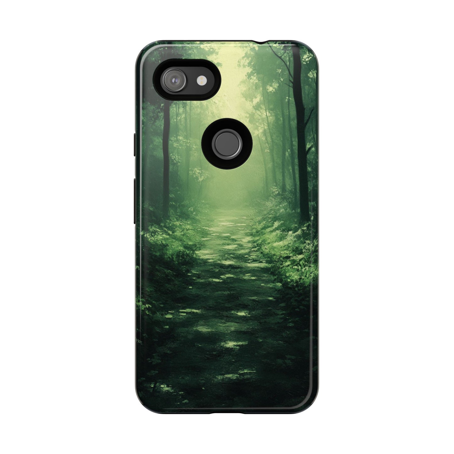 Emerald Mist Forest Path - Tough Google Pixel Case